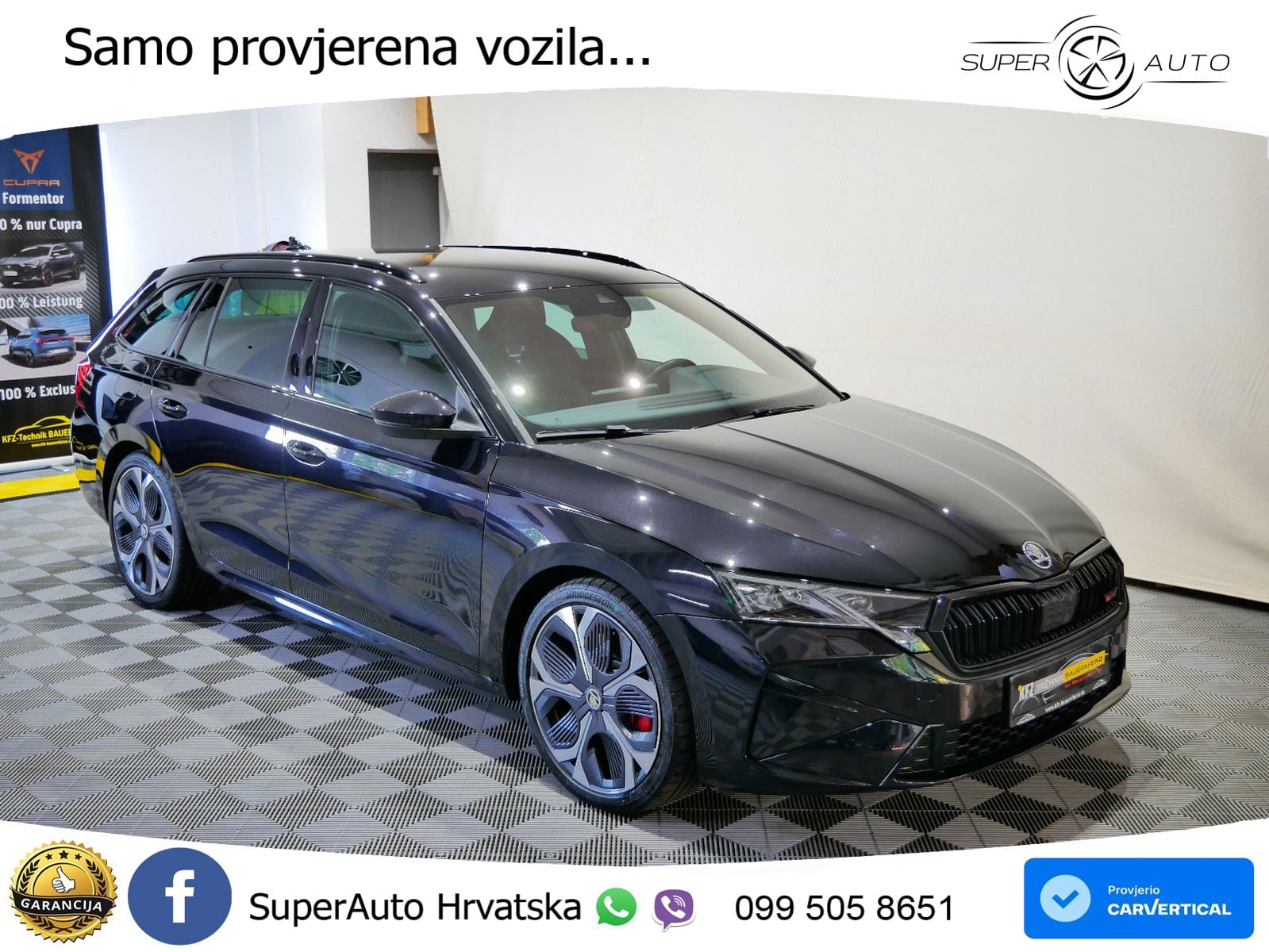 Škoda Octavia Combi RS 2.0 TSI (265 KS) DSG LED+GR SJED+ACC