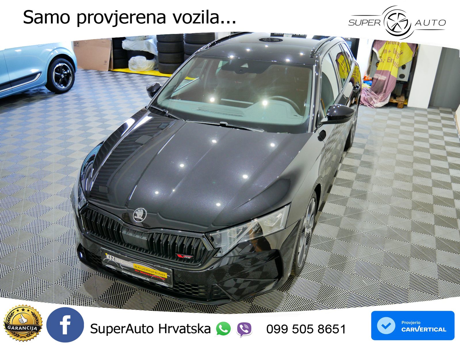 Škoda Octavia Combi RS 2.0 TSI (265 KS) DSG LED+GR SJED+ACC