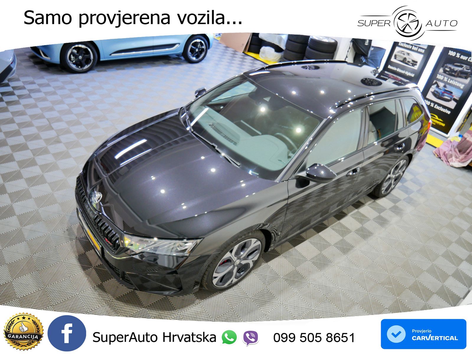 Škoda Octavia Combi RS 2.0 TSI (265 KS) DSG LED+GR SJED+ACC