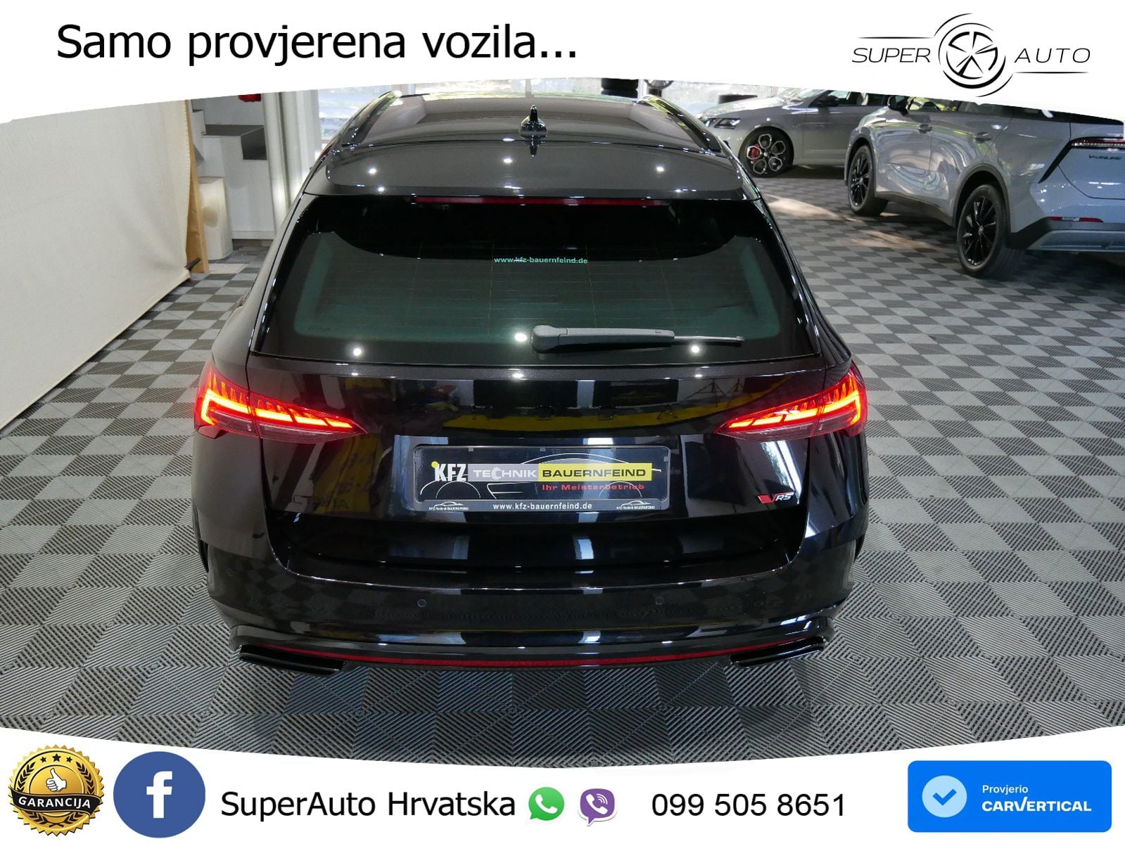 Škoda Octavia Combi RS 2.0 TSI (265 KS) DSG LED+GR SJED+ACC