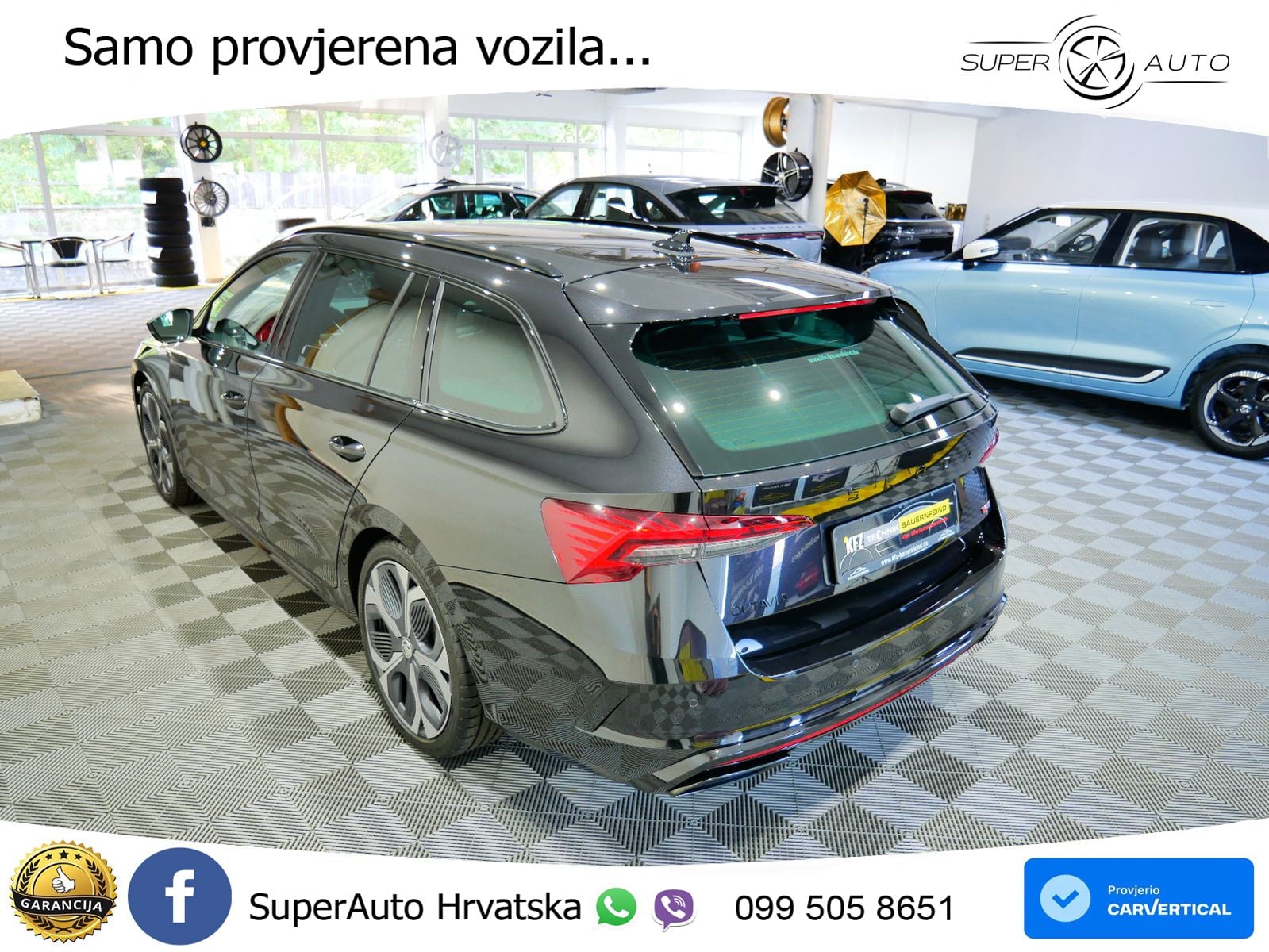 Škoda Octavia Combi RS 2.0 TSI (265 KS) DSG LED+GR SJED+ACC