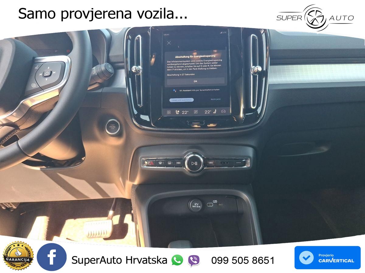 Volvo XC40 2.0 B3 163 KS Automatic ACC+GR SJED+360+PANO