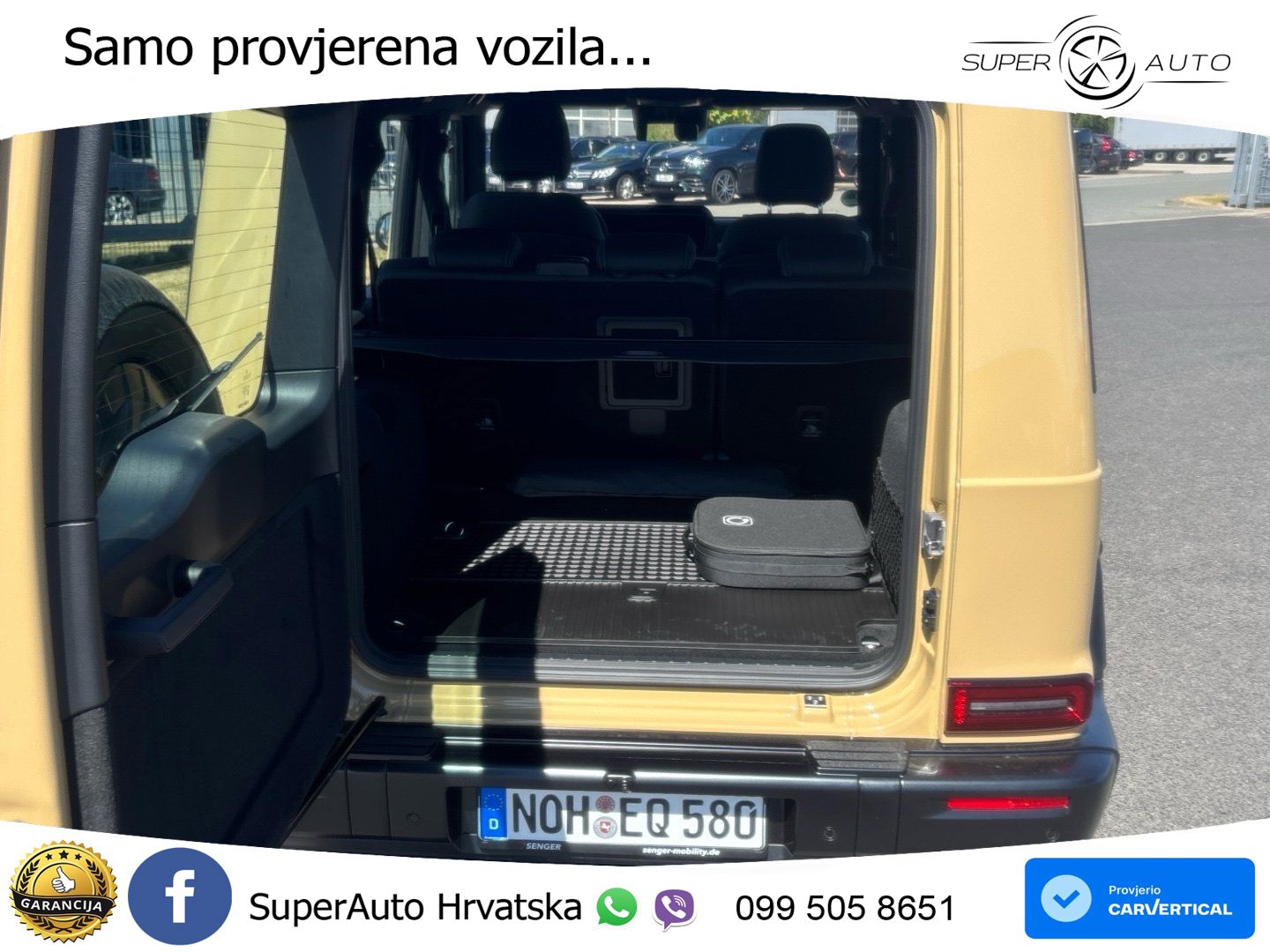Mercedes G 580 EQ Long 116 kWh (587 KS) 4MATIC Manufaktur LED+GR SJED+ACC