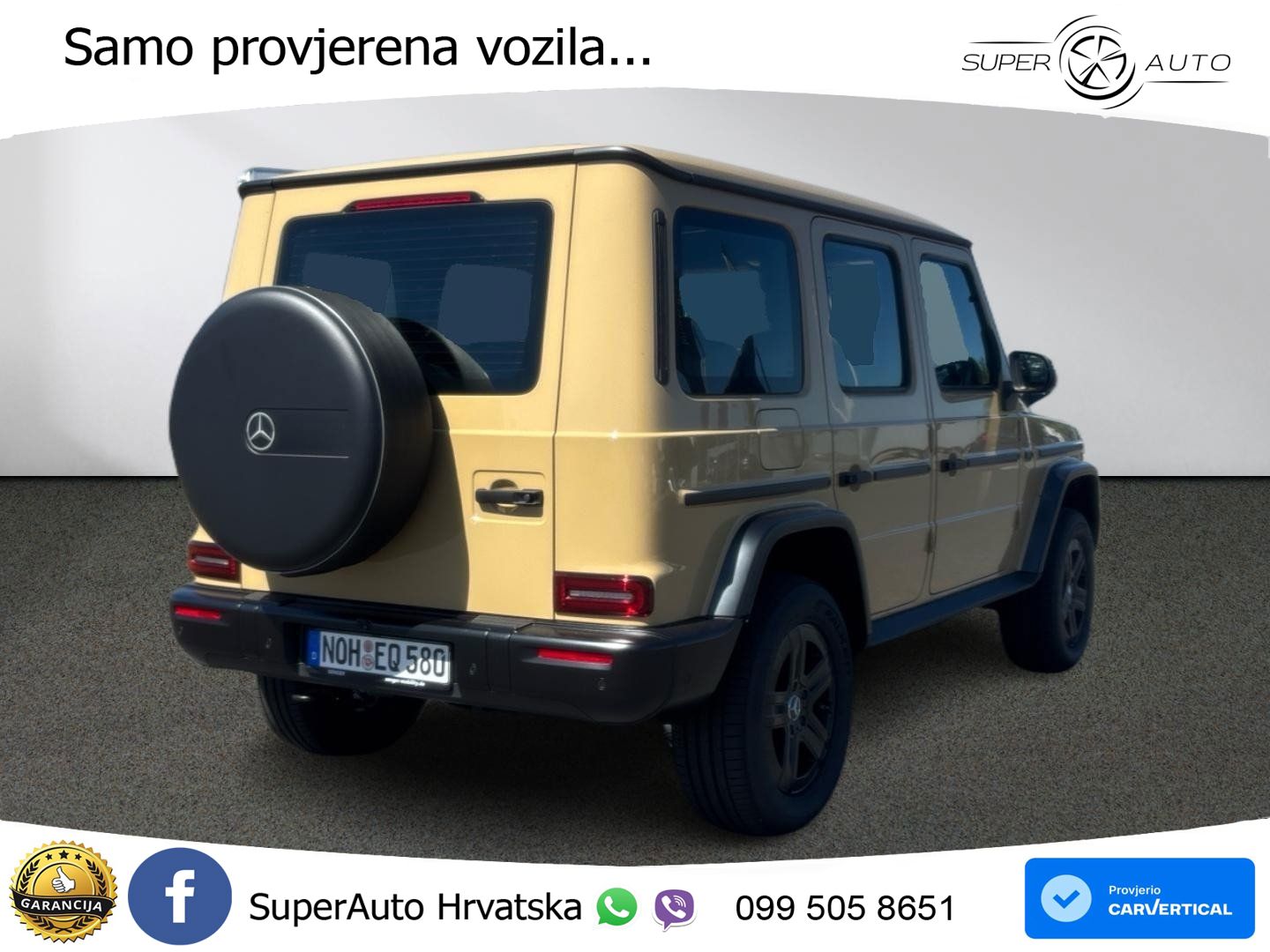 Mercedes G 580 EQ Long 116 kWh (587 KS) 4MATIC Manufaktur LED+GR SJED+ACC