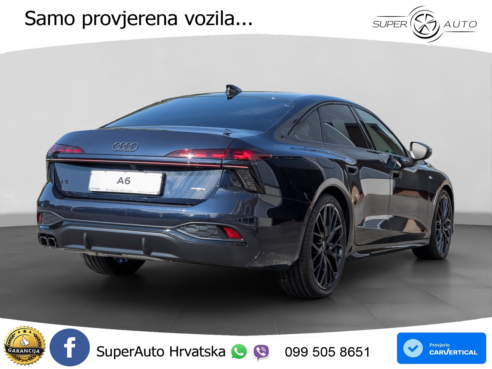 Audi A6 2.0 TDI (204 KS) quattro S tronic S line ZRAČNI+ACC+GR SJED+KAM+PANO