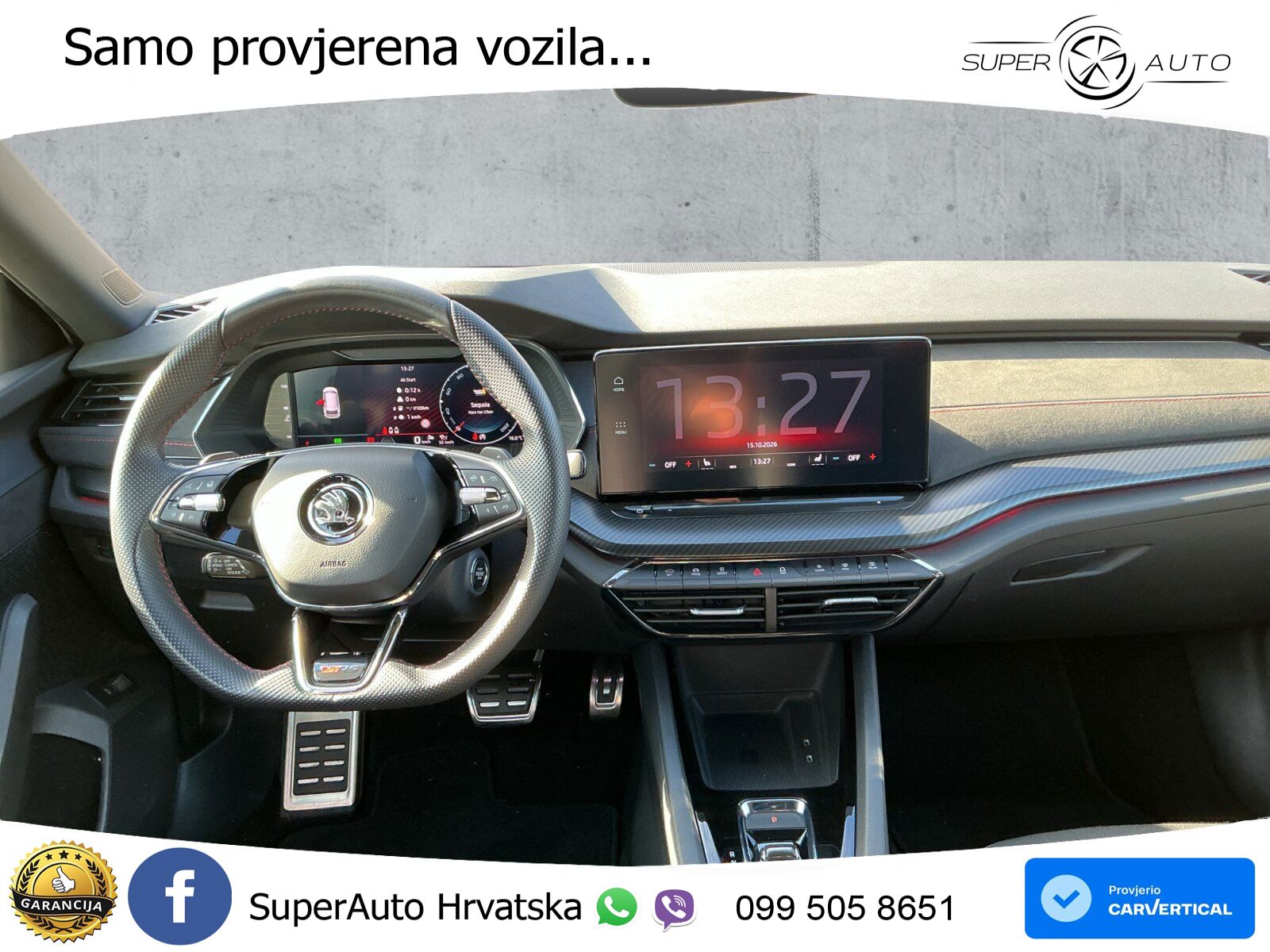 Škoda Octavia Combi RS 2.0 TDI (200 KS) DSG MATRIX+GR SJED+KAM