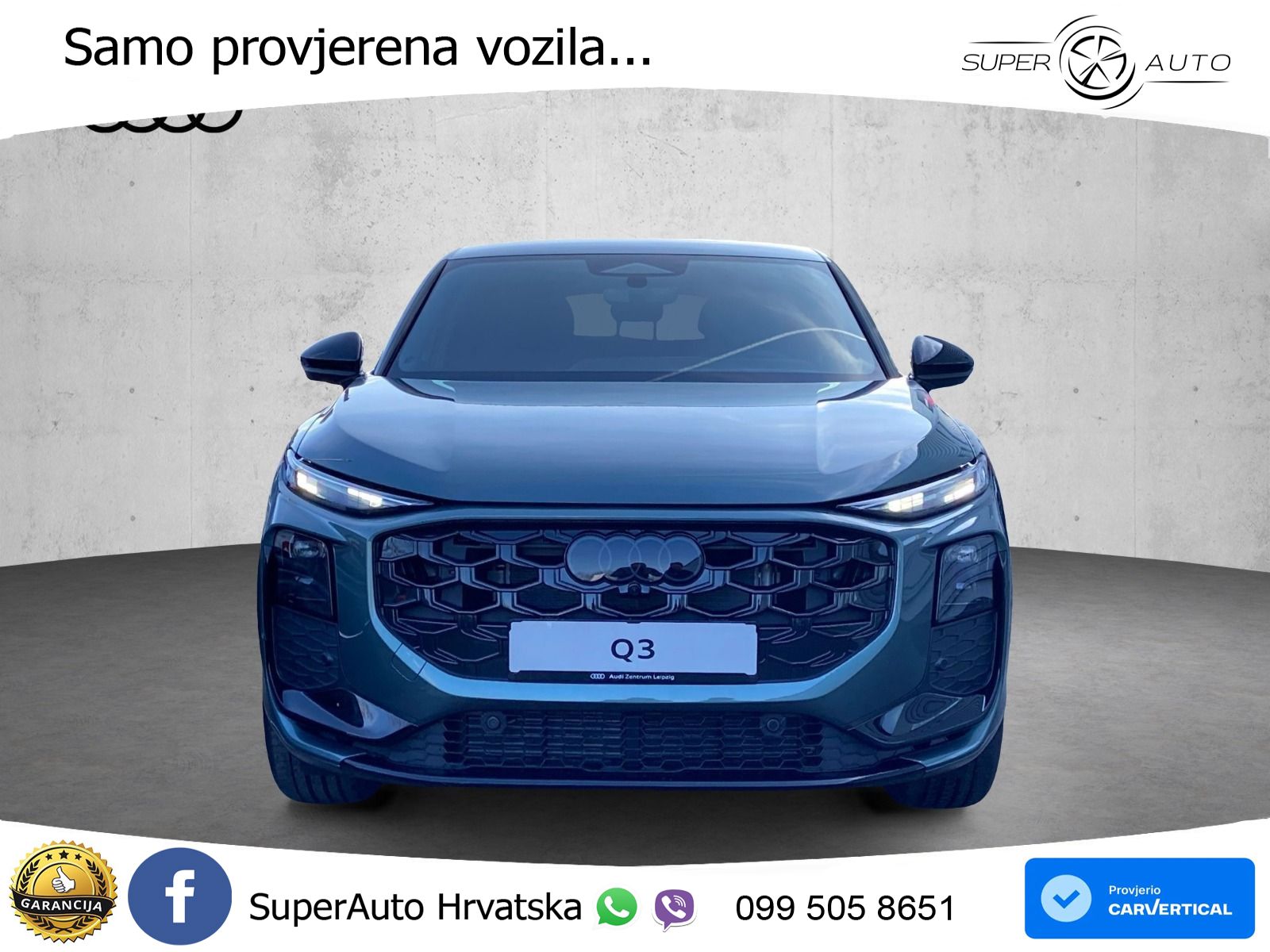Audi Q3 III Sportback 2.0 TFSI (204 KS) quattro S tronic S line LED+GR SJED+ACC