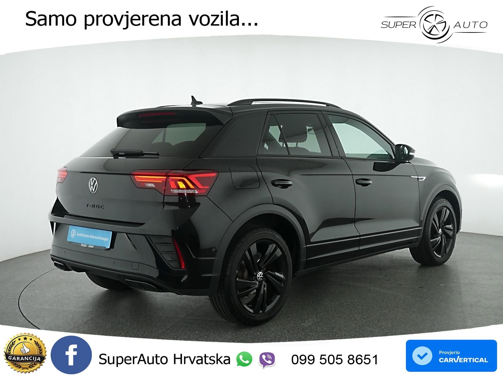 Volkswagen T-Roc 1.5 TSI (150 KS) DSG R-Line LED+GR SJED+ACC
