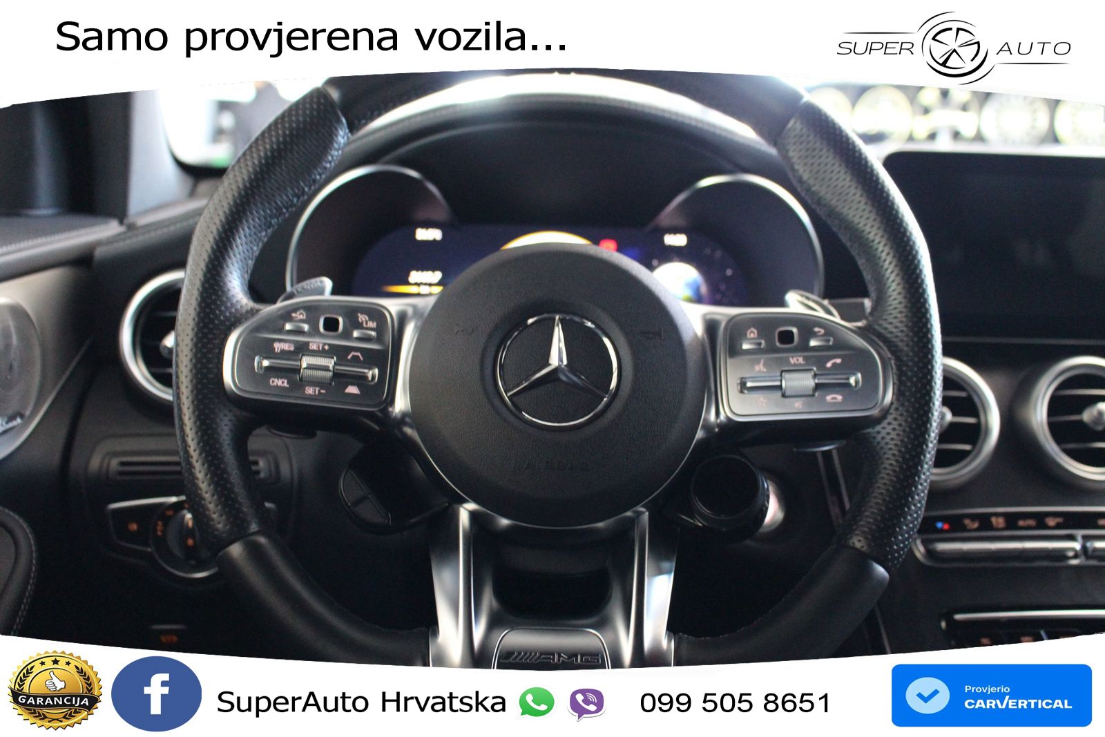 Mercedes GLC Coupe AMG 63 V8 (476 KS) 4MATIC+ MCT ZRAČNI+ACC+GR SJED+360