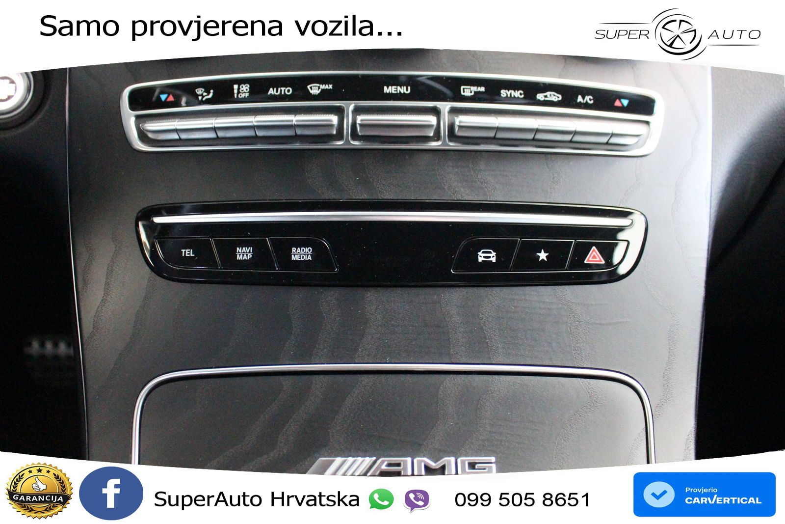 Mercedes GLC Coupe AMG 63 V8 (476 KS) 4MATIC+ MCT ZRAČNI+ACC+GR SJED+360