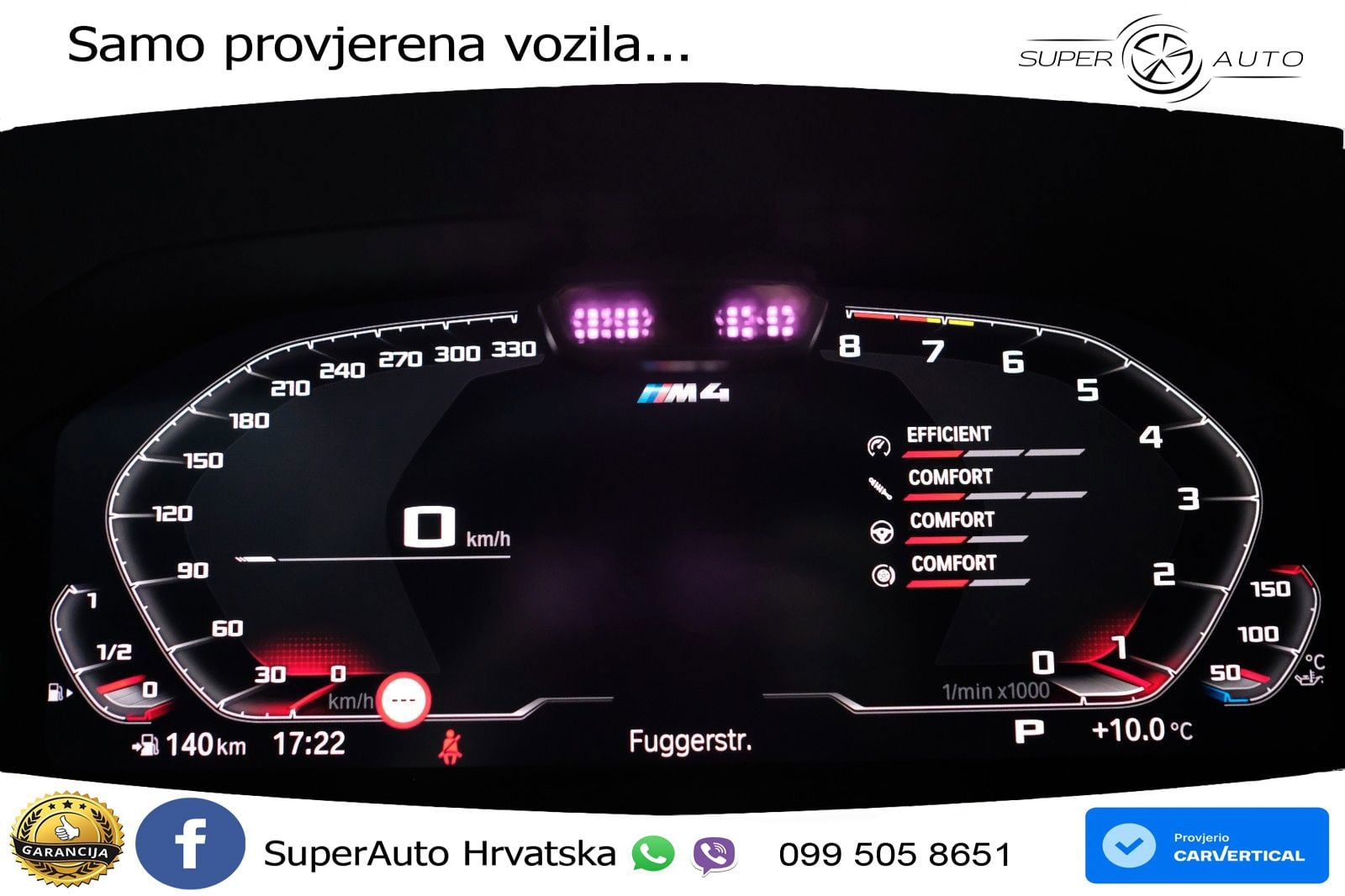 BMW M4 Competition 3.0 (510 KS) Steptronic LED+GR SJED+ACC