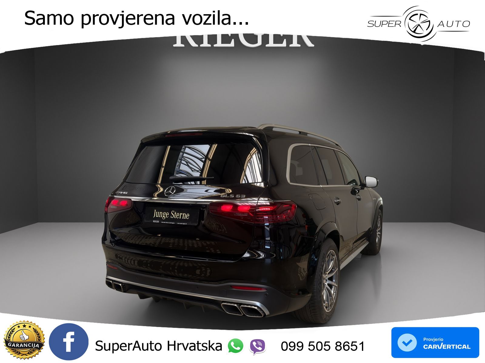 Mercedes-Benz GLS AMG GLS 63 V8 EQ Boost 4MATIC+ AMG SPEEDSHIFT TCT 9G ACC+HEAD+4xGR SJED+360+PANO