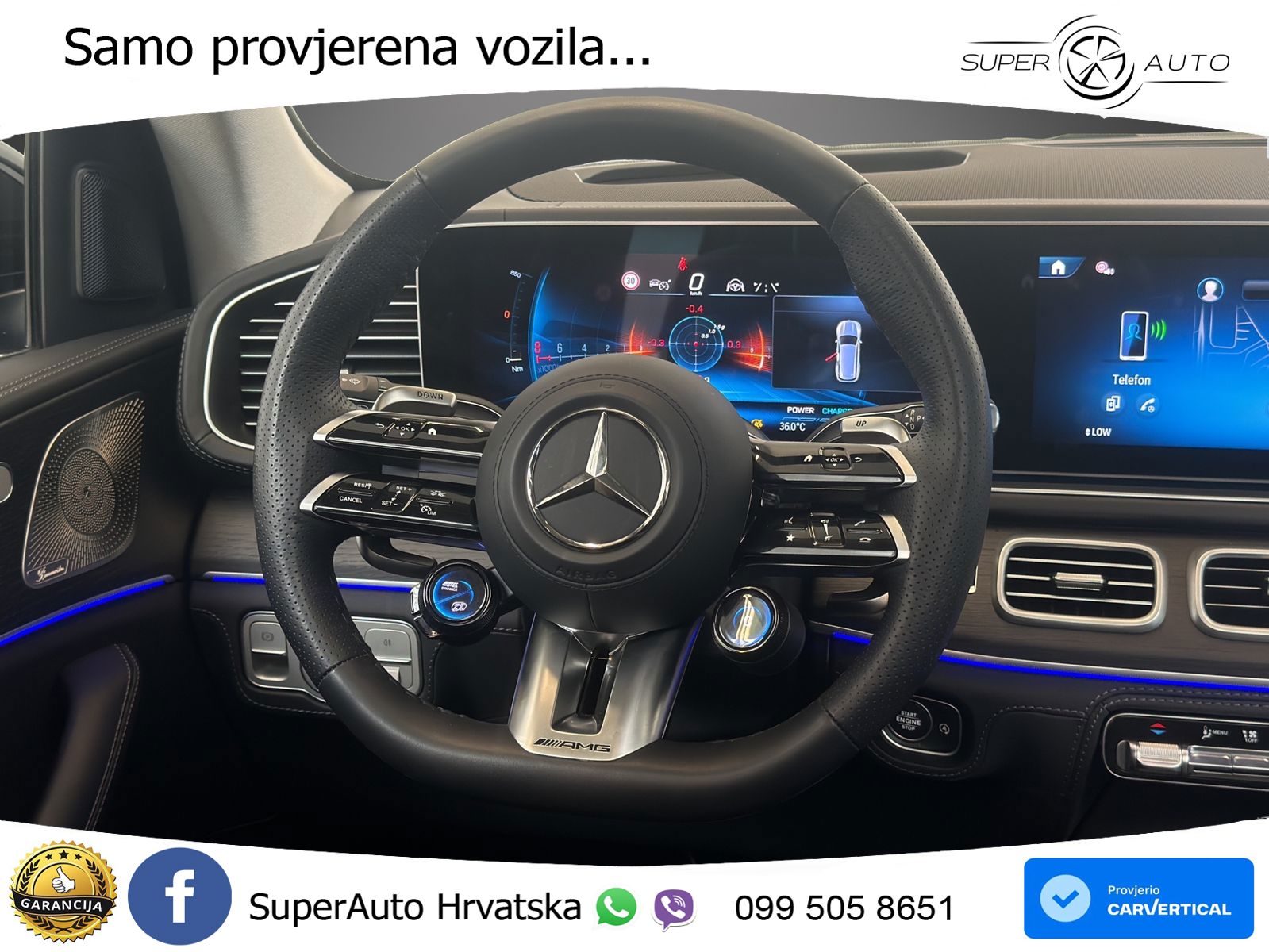 Mercedes-Benz GLS AMG GLS 63 V8 EQ Boost 4MATIC+ AMG SPEEDSHIFT TCT 9G ACC+HEAD+4xGR SJED+360+PANO
