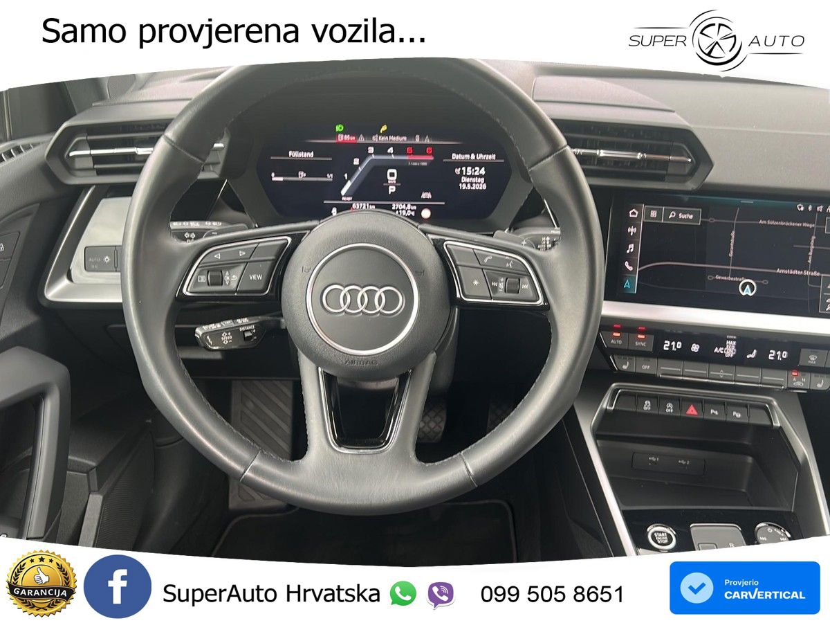 Audi A3 30 TDI (116 KS) S tronic S line LED+GR SJED+ACC