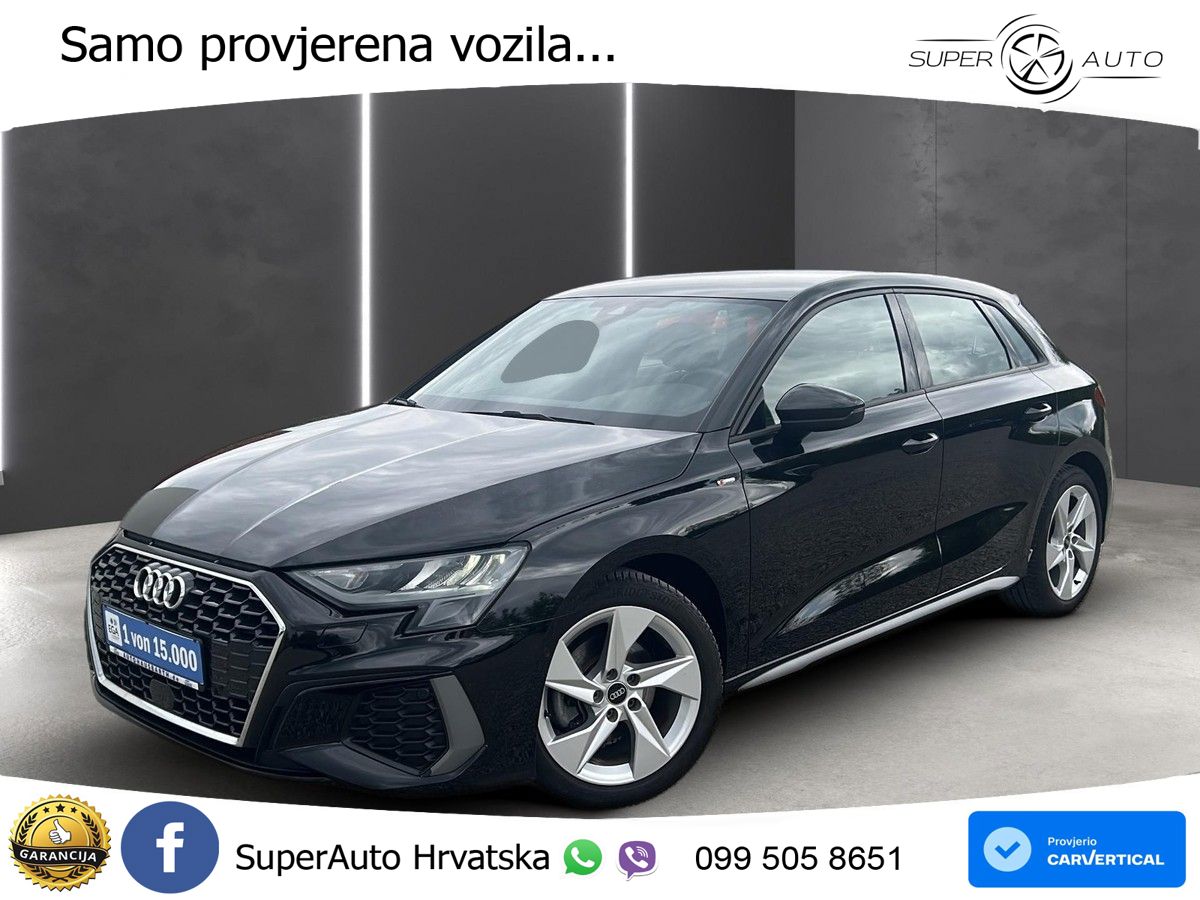 Audi A3 30 TDI (116 KS) S tronic S line LED+GR SJED+ACC