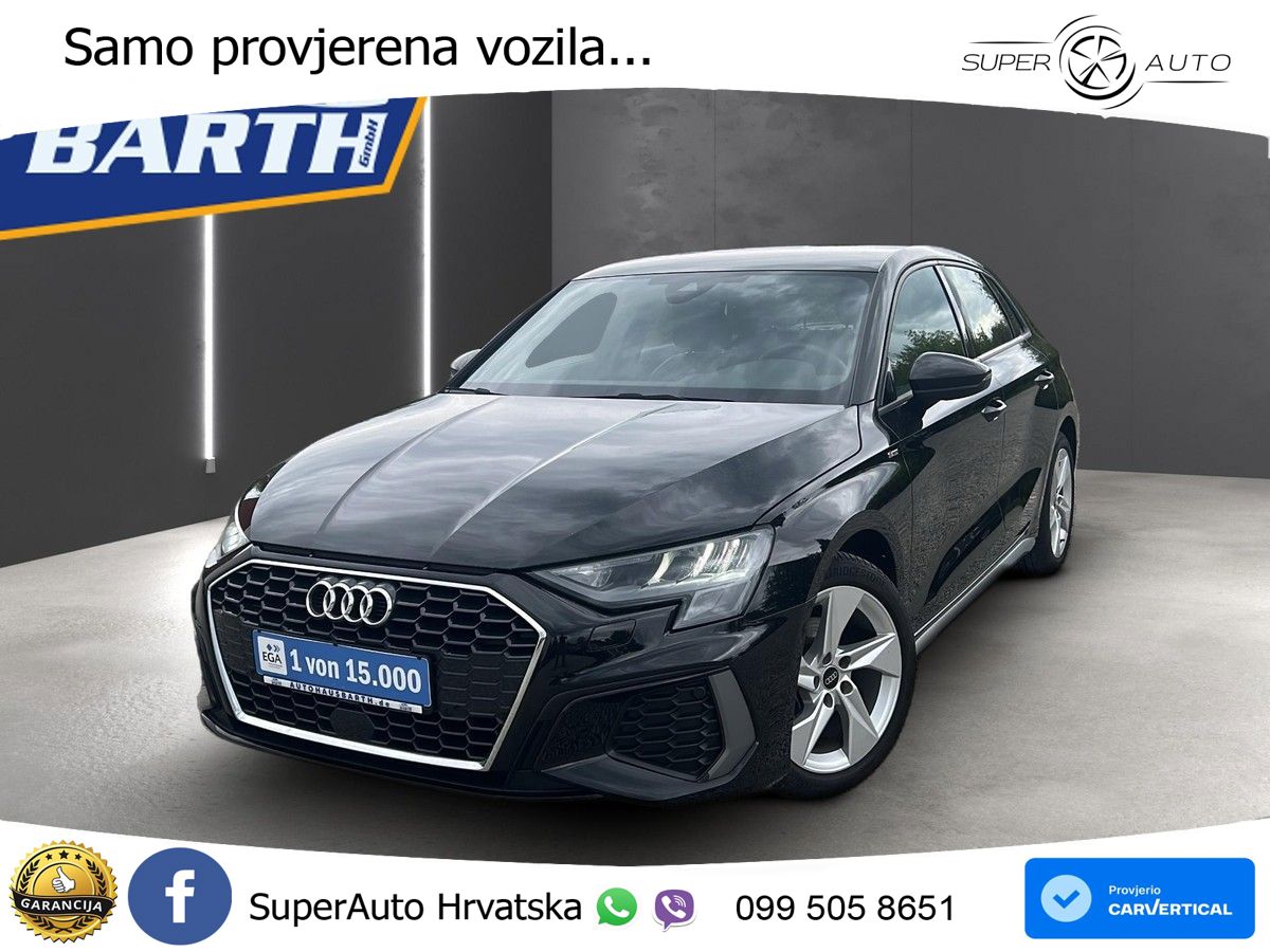 Audi A3 30 TDI (116 KS) S tronic S line LED+GR SJED+ACC