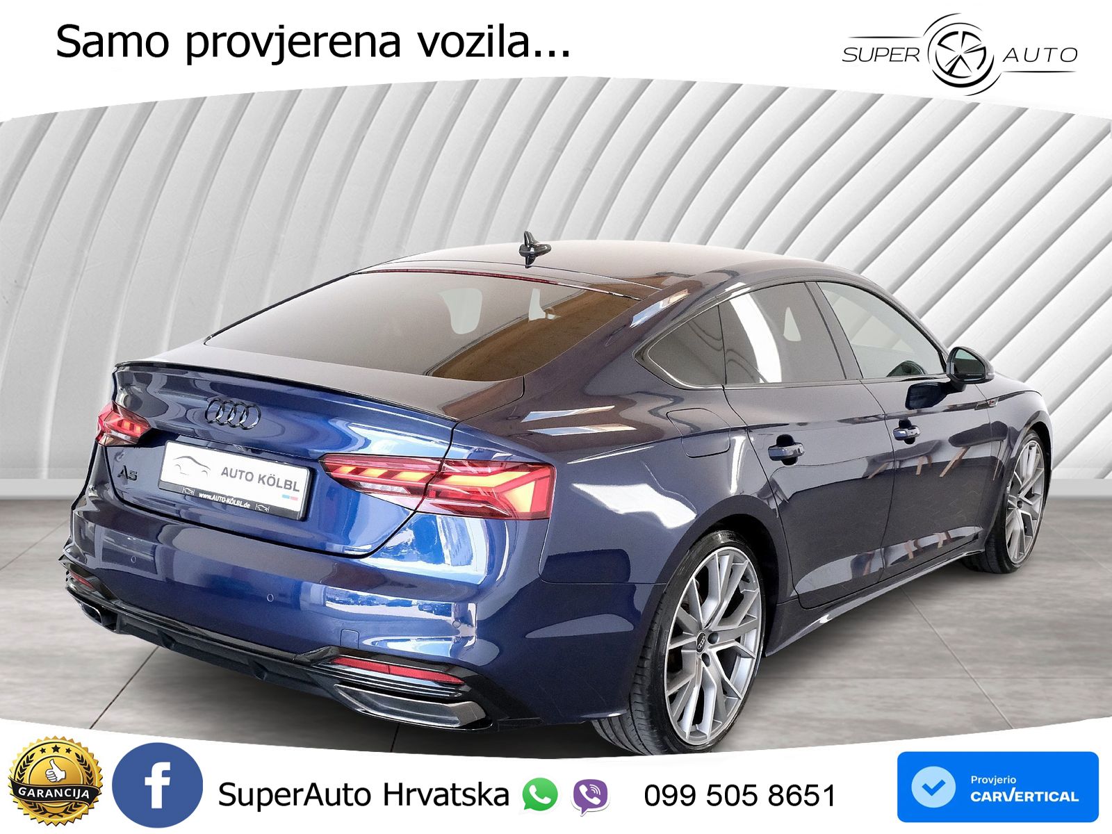 Audi A5 Sportback 40 TDI (204 KS) S tronic S line MATRIX+GR SJED+KAM