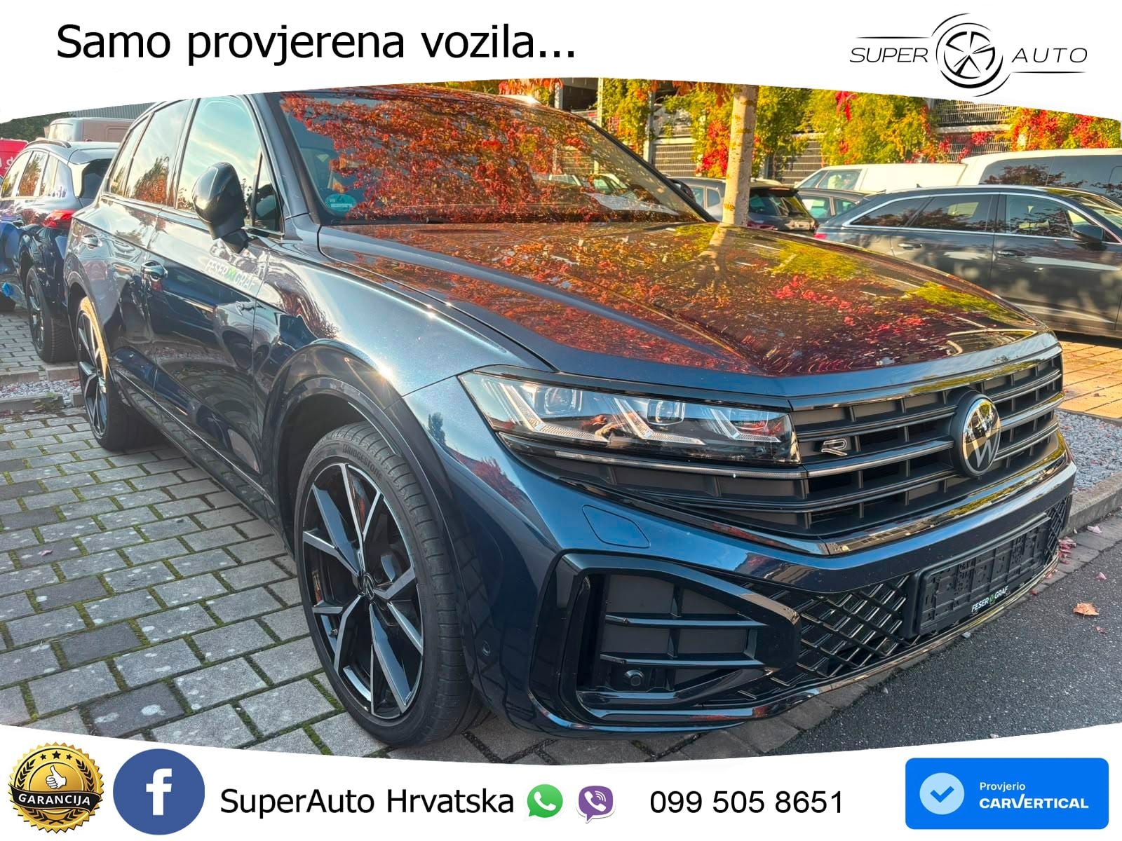 Volkswagen Touareg 3.0 V6 TDI (286 KS) 4MOTION Tiptronic R-Line ZRAČNI+ACC+GR SJED+KAM+PANO