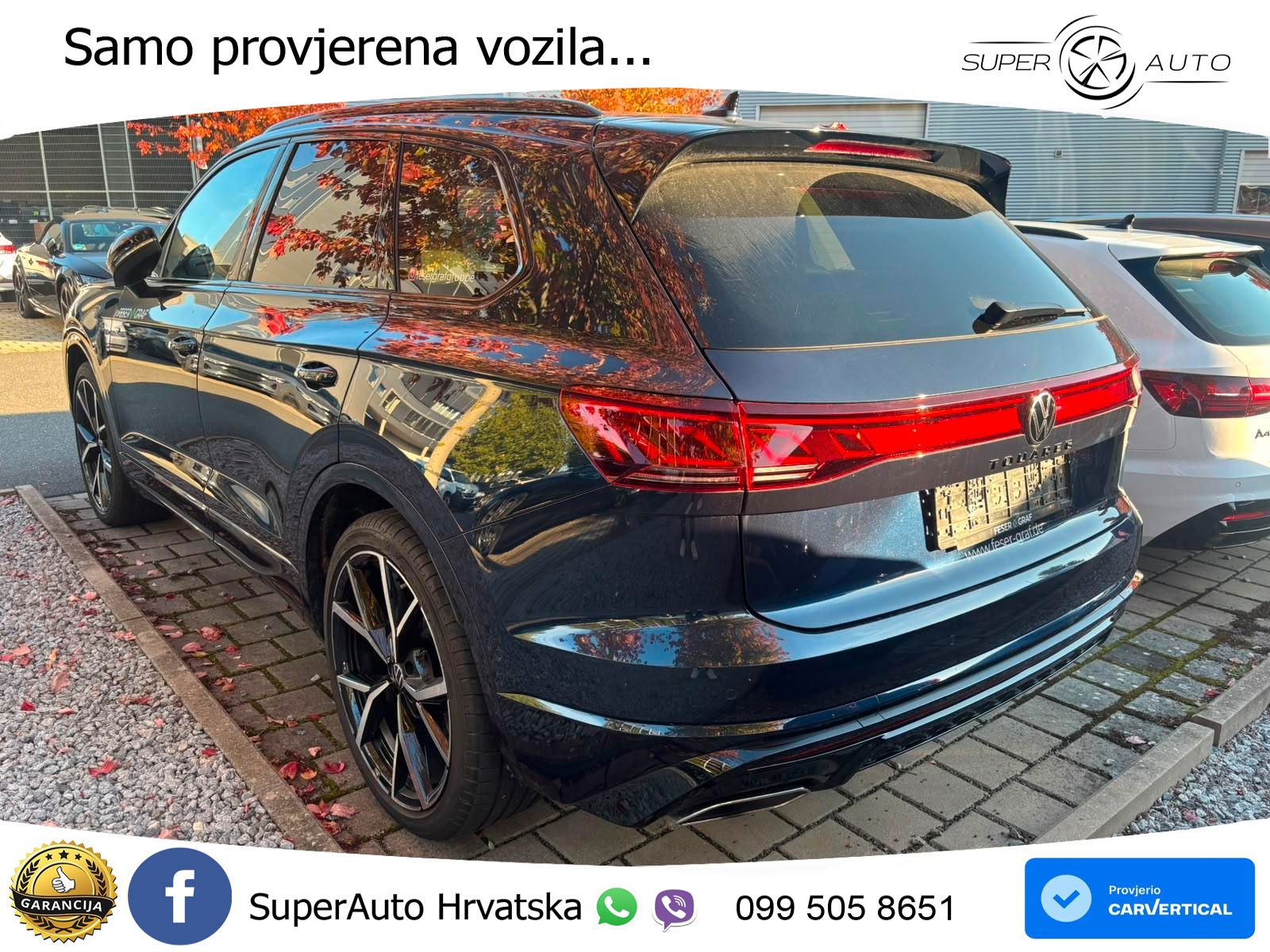 Volkswagen Touareg 3.0 V6 TDI (286 KS) 4MOTION Tiptronic R-Line ZRAČNI+ACC+GR SJED+KAM+PANO