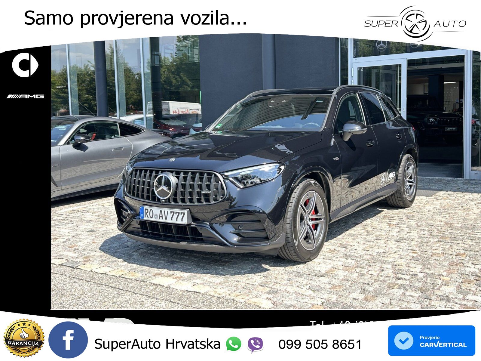 Mercedes AMG GLC 53 (449 KS) 4MATIC+ AMG SPEEDSHIFT TCT 9G ACC+HEAD+GR SJED+360+PANO