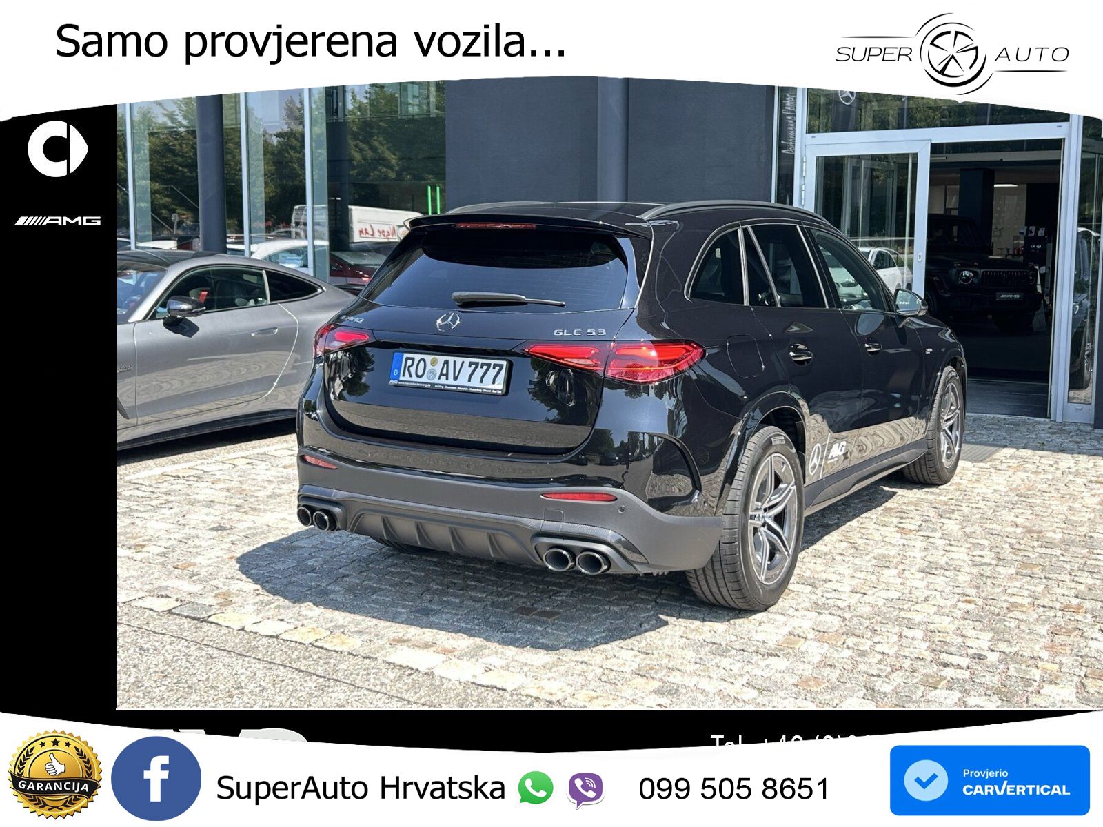 Mercedes AMG GLC 53 (449 KS) 4MATIC+ AMG SPEEDSHIFT TCT 9G ACC+HEAD+GR SJED+360+PANO