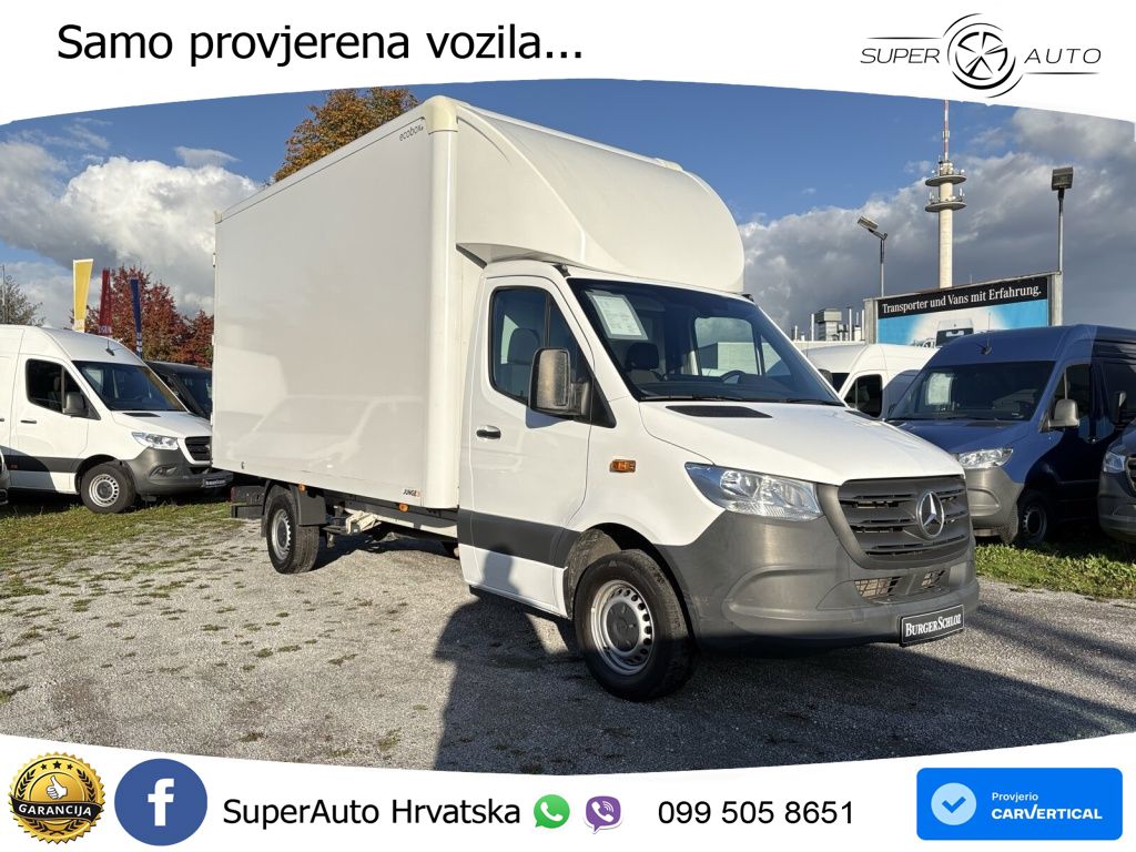 Mercedes-Benz Sprinter 317 CDI MAXI Koffer 3-Sitze Klima NAVI 170 KS