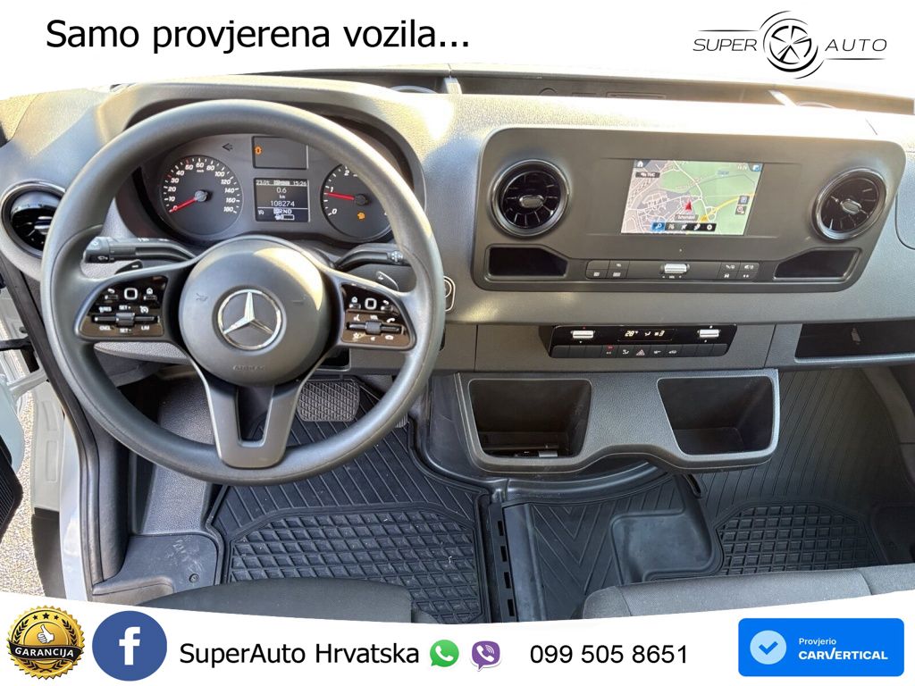 Mercedes-Benz Sprinter 317 CDI MAXI Koffer 3-Sitze Klima NAVI 170 KS