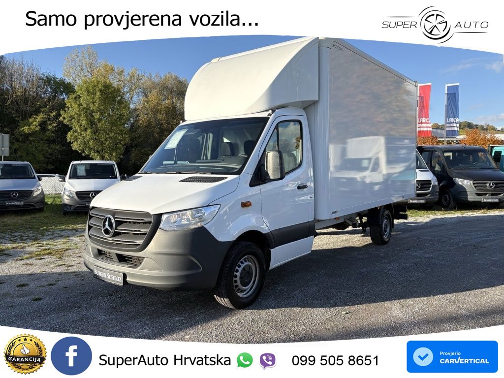 Mercedes-Benz Sprinter 317 CDI MAXI Koffer 3-Sitze Klima NAVI 170 KS