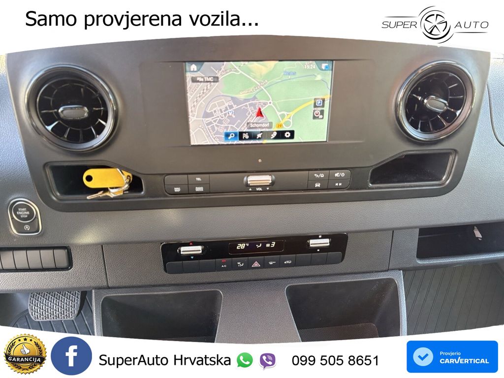 Mercedes-Benz Sprinter 317 CDI MAXI Koffer 3-Sitze Klima NAVI 170 KS