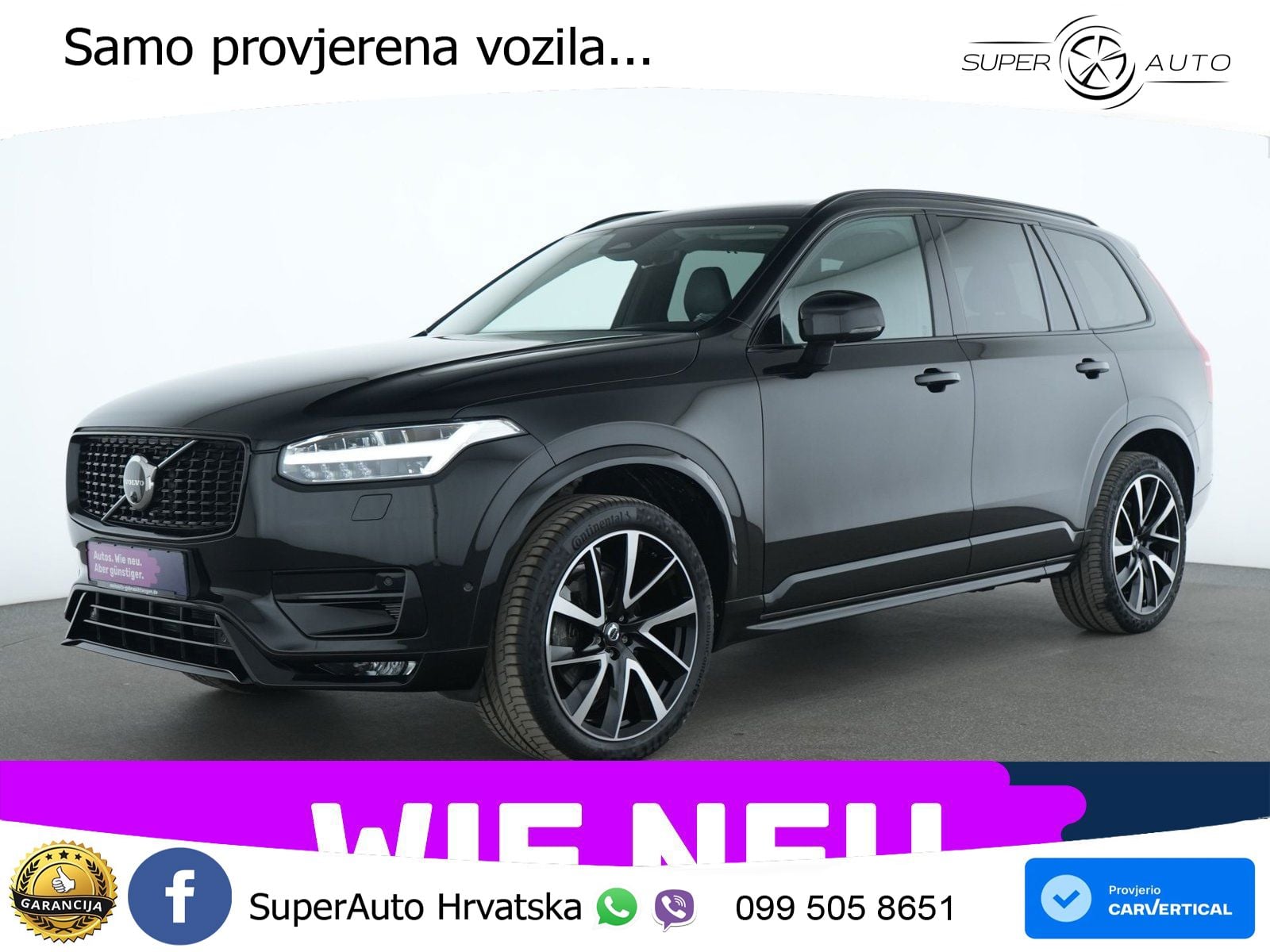 Volvo XC90 2.0 B5 Diesel AWD Automatic ZRAČNI+ACC+4xGR SJED+KAM