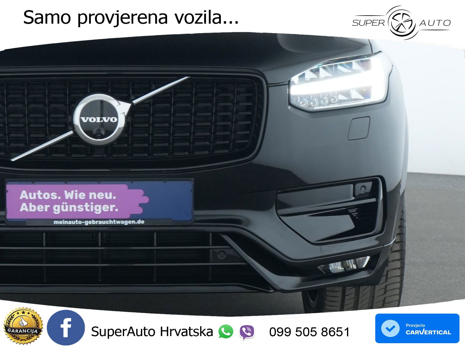 Volvo XC90 2.0 B5 Diesel AWD Automatic ZRAČNI+ACC+4xGR SJED+KAM