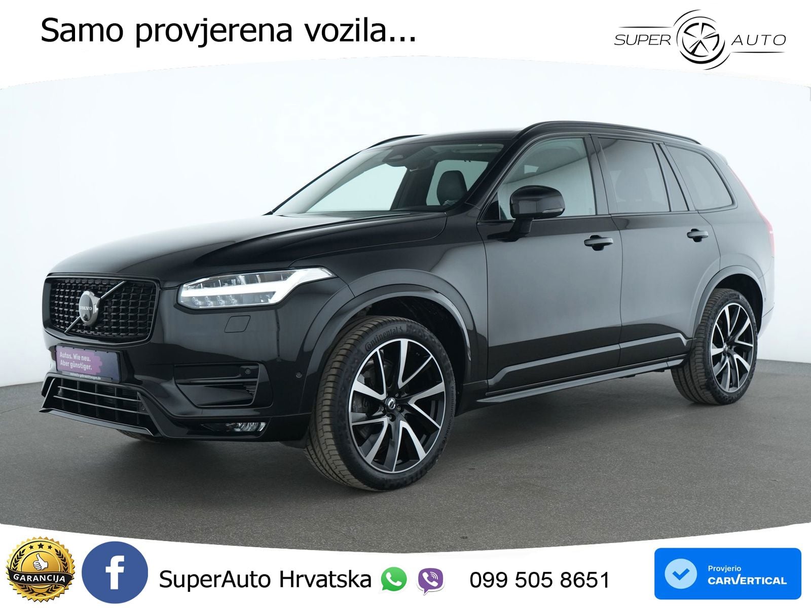 Volvo XC90 2.0 B5 Diesel AWD Automatic ZRAČNI+ACC+4xGR SJED+KAM