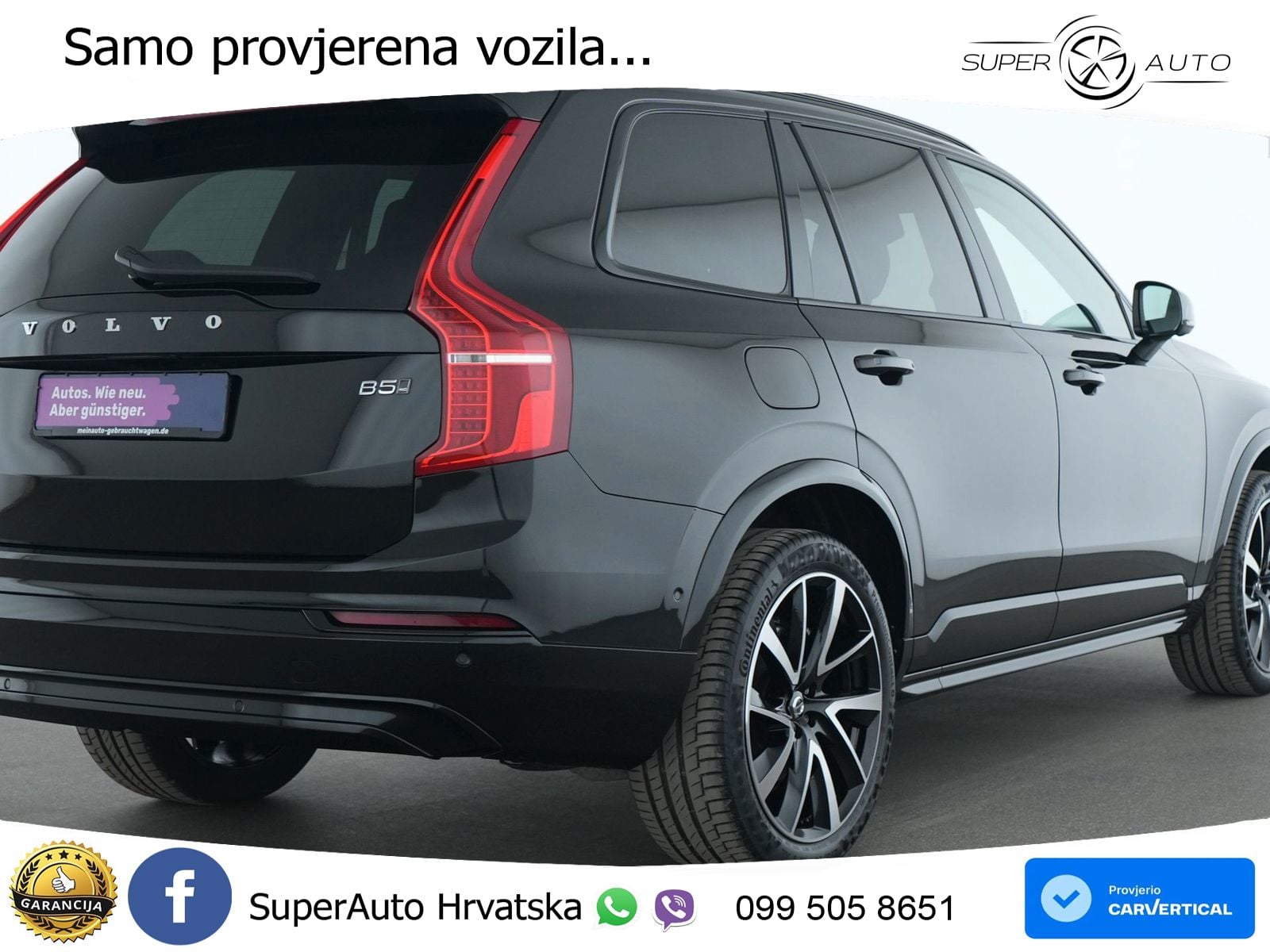Volvo XC90 2.0 B5 Diesel AWD Automatic ZRAČNI+ACC+4xGR SJED+KAM