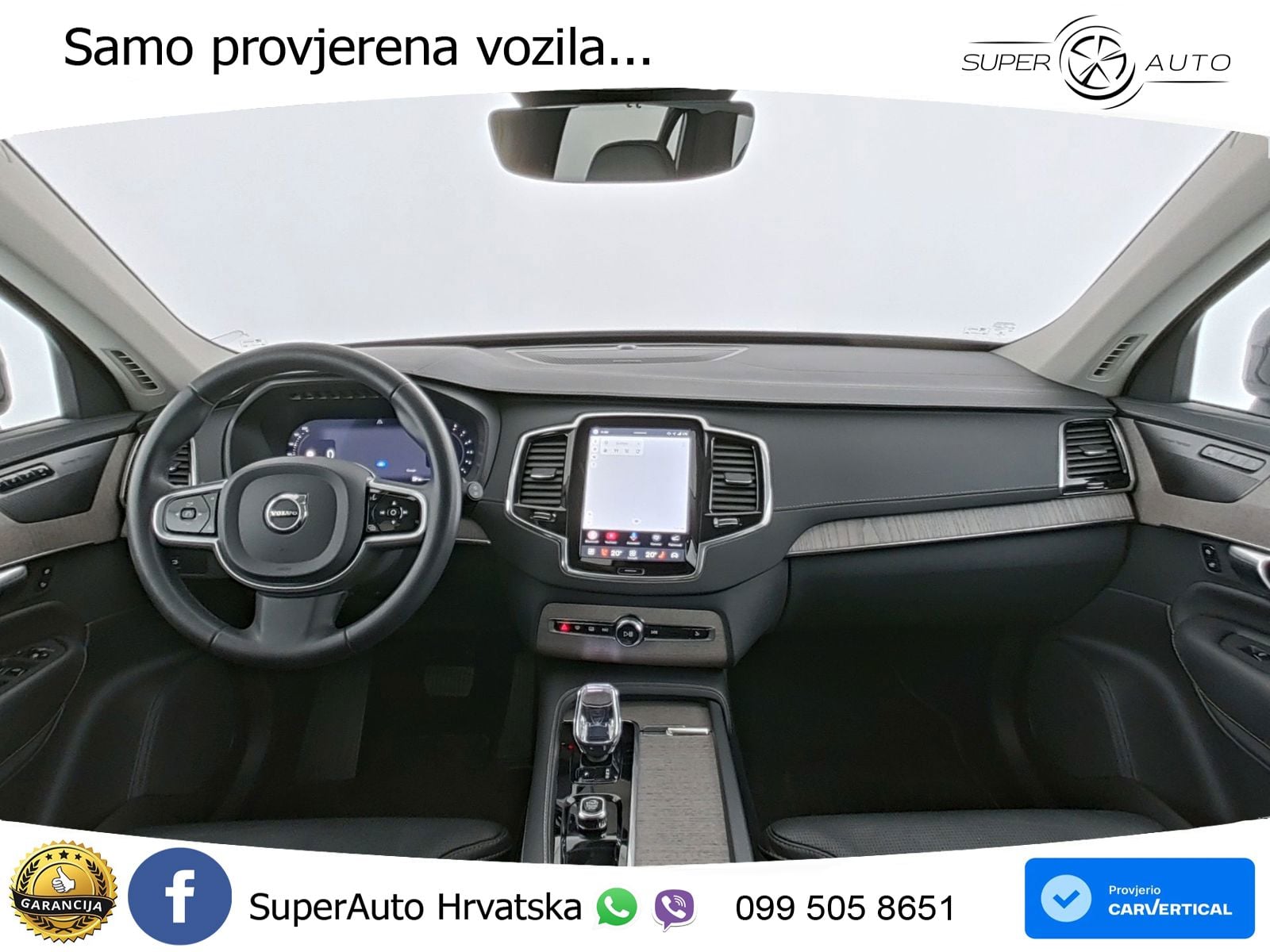 Volvo XC90 2.0 B5 Diesel AWD Automatic ZRAČNI+ACC+4xGR SJED+KAM