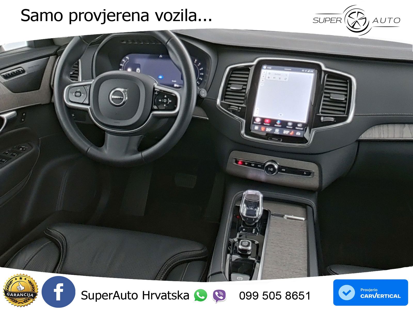 Volvo XC90 2.0 B5 Diesel AWD Automatic ZRAČNI+ACC+4xGR SJED+KAM