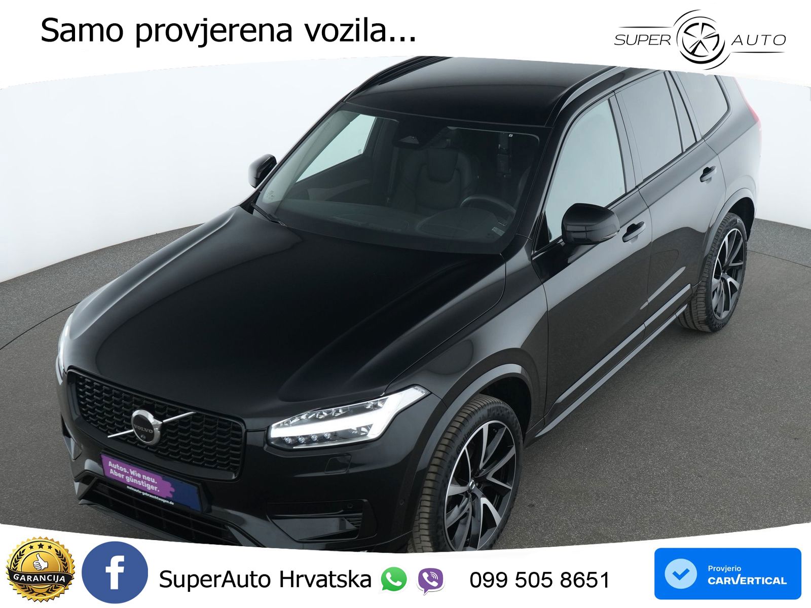 Volvo XC90 2.0 B5 Diesel AWD Automatic ZRAČNI+ACC+4xGR SJED+KAM