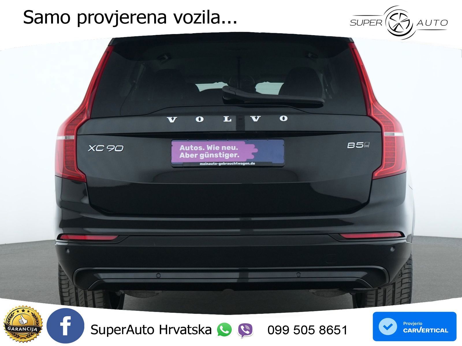 Volvo XC90 2.0 B5 Diesel AWD Automatic ZRAČNI+ACC+4xGR SJED+KAM