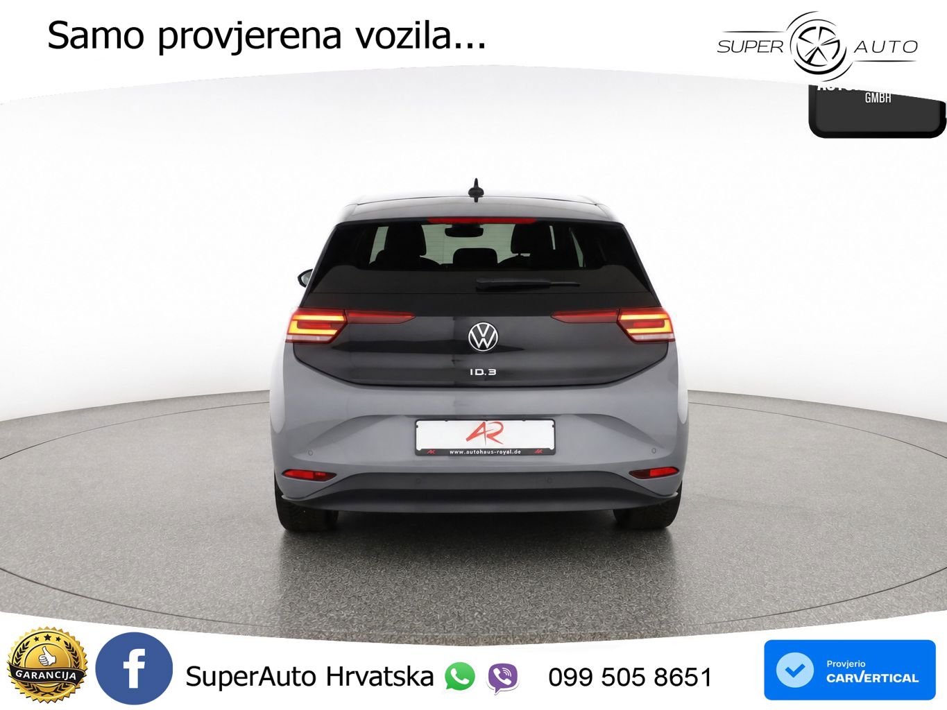 Volkswagen ID.3 Pro 62 kWh (204 KS) LED+GR SJED+ACC