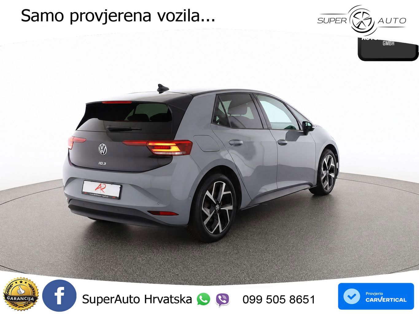 Volkswagen ID.3 Pro 62 kWh (204 KS) LED+GR SJED+ACC
