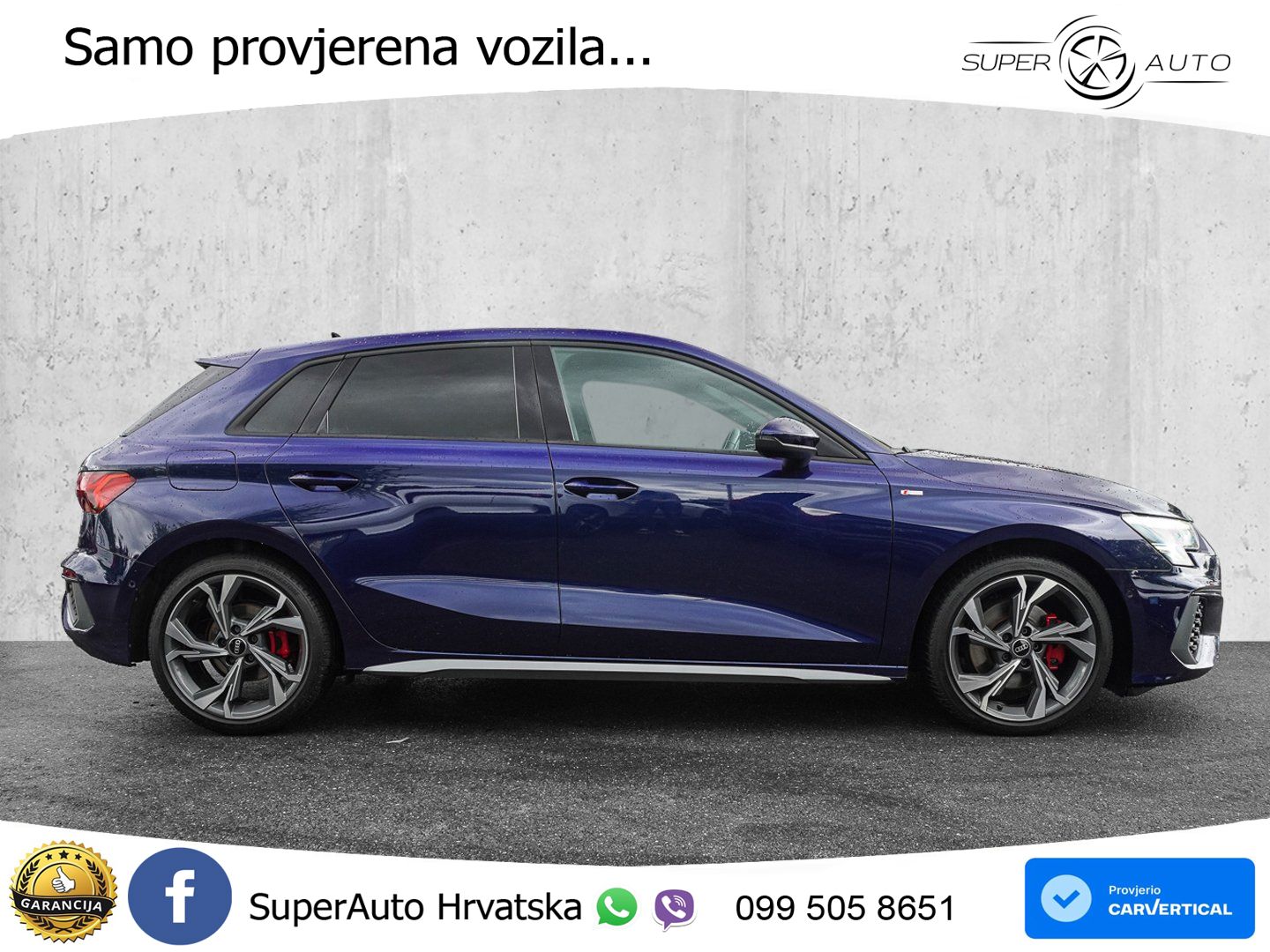 Audi A3 40 TFSI (190 KS) quattro S tronic S line
