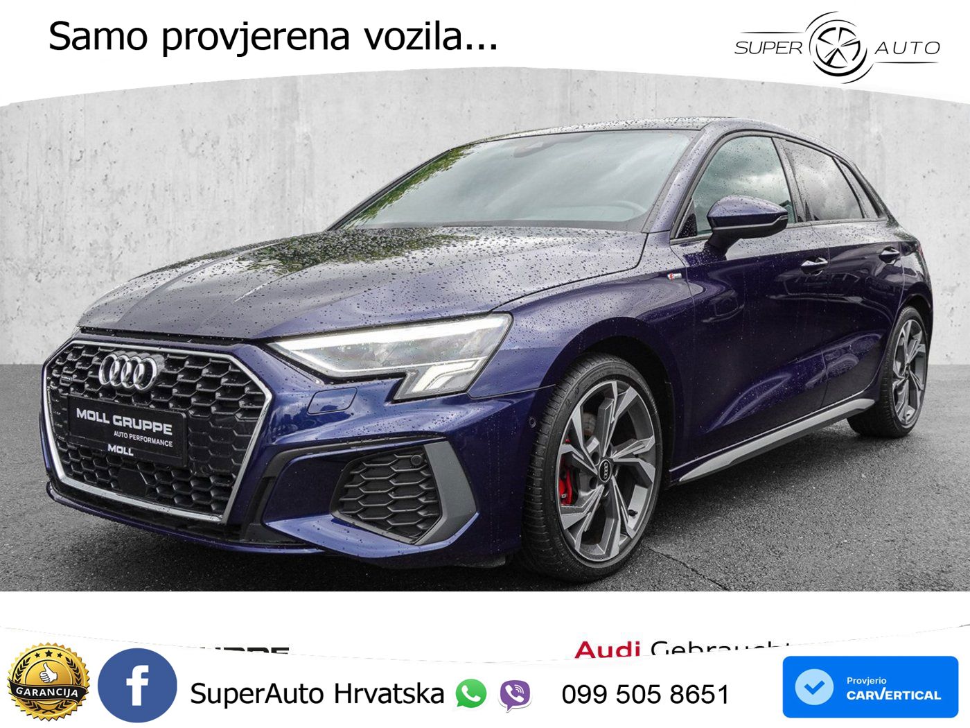 Audi A3 40 TFSI (190 KS) quattro S tronic S line