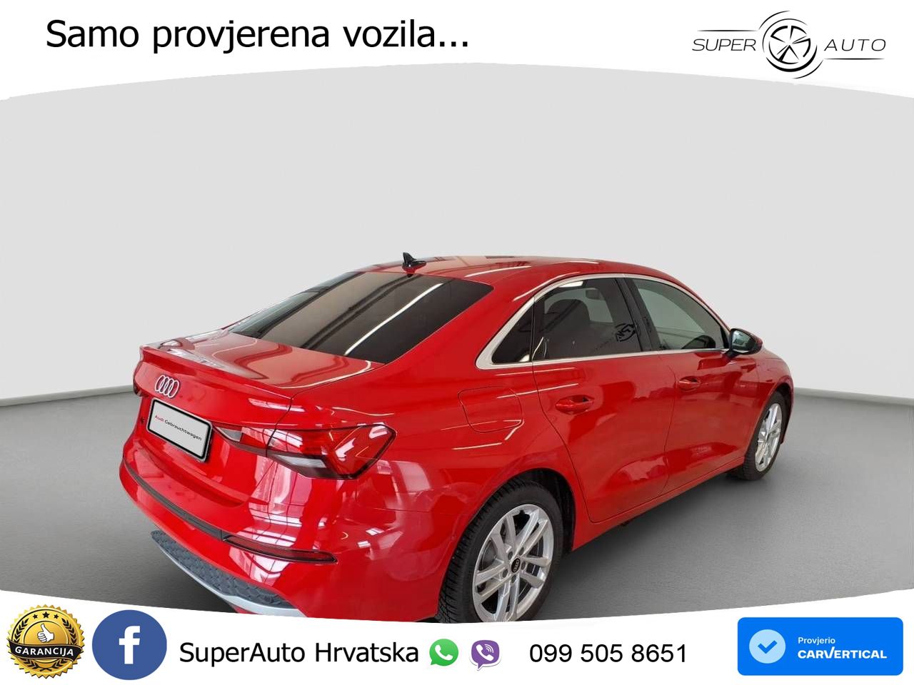 Audi A3 Limuzina 35 TFSI (150 KS) S tronic advanced