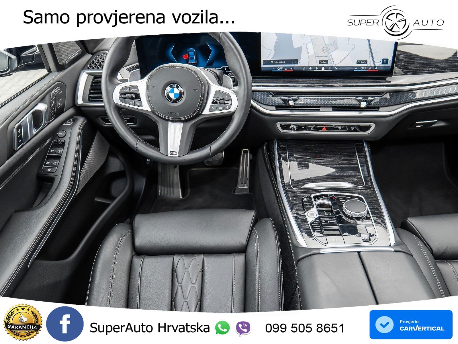 BMW X7 40d (352 KS) xDrive Steptronic M Sport ZRAČNI+ACC+GR SJED+KAM+PANO