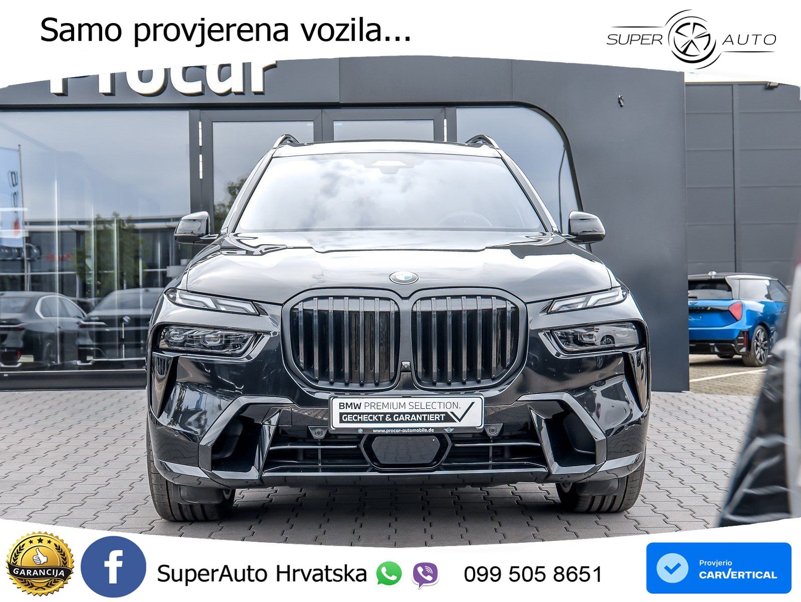 BMW X7 40d (352 KS) xDrive Steptronic M Sport ZRAČNI+ACC+GR SJED+KAM+PANO