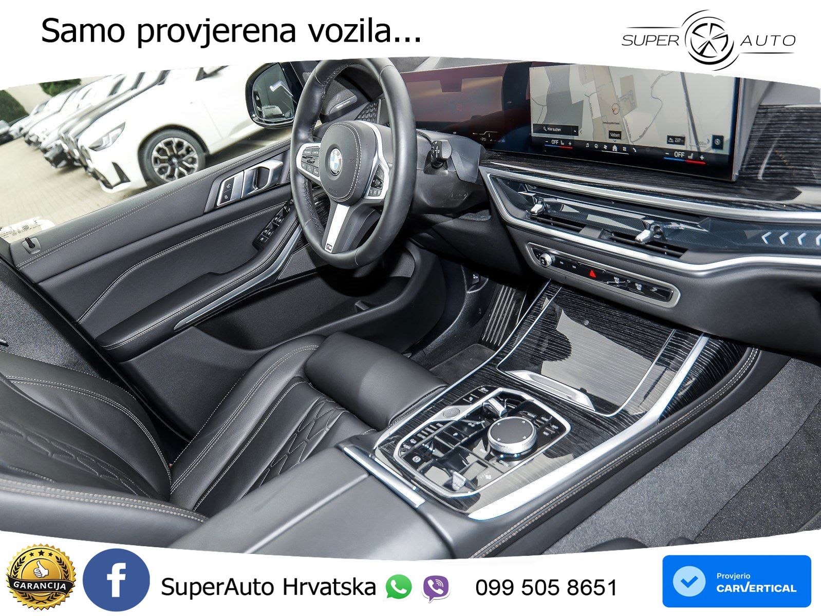 BMW X7 40d (352 KS) xDrive Steptronic M Sport ZRAČNI+ACC+GR SJED+KAM+PANO