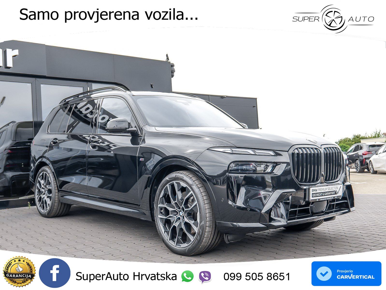 BMW X7 40d (352 KS) xDrive Steptronic M Sport ZRAČNI+ACC+GR SJED+KAM+PANO