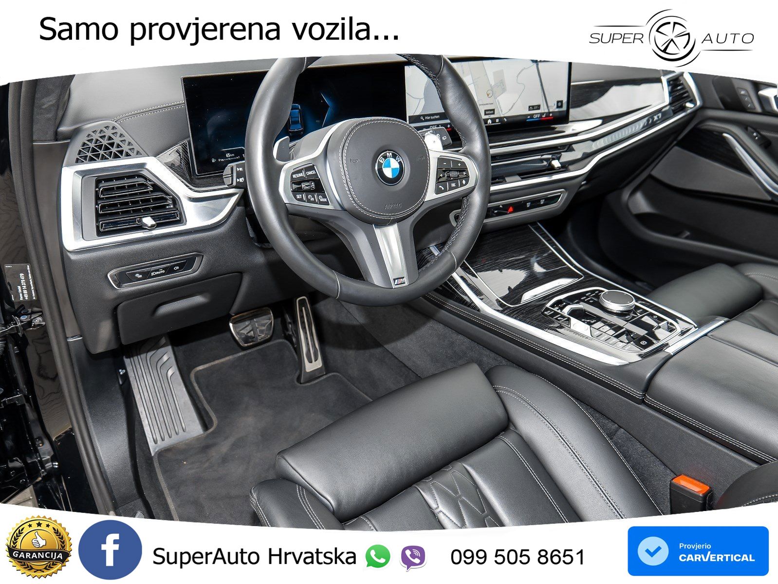 BMW X7 40d (352 KS) xDrive Steptronic M Sport ZRAČNI+ACC+GR SJED+KAM+PANO