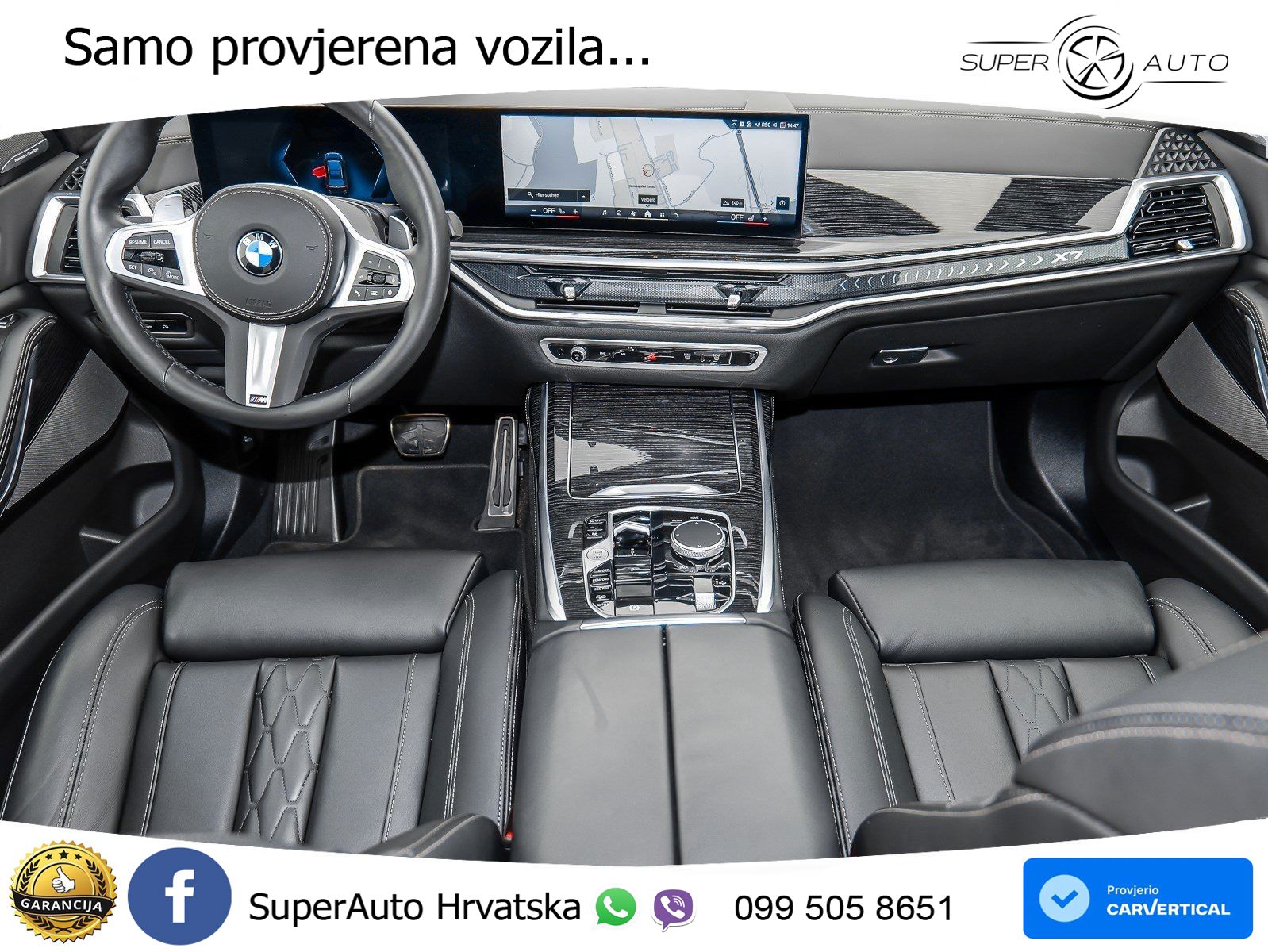 BMW X7 40d (352 KS) xDrive Steptronic M Sport ZRAČNI+ACC+GR SJED+KAM+PANO