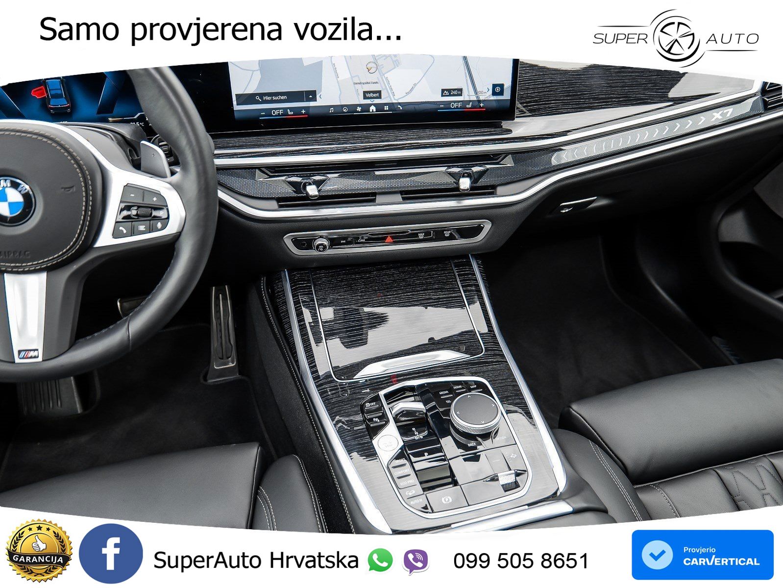 BMW X7 40d (352 KS) xDrive Steptronic M Sport ZRAČNI+ACC+GR SJED+KAM+PANO
