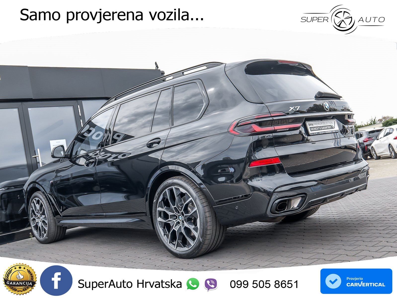 BMW X7 40d (352 KS) xDrive Steptronic M Sport ZRAČNI+ACC+GR SJED+KAM+PANO